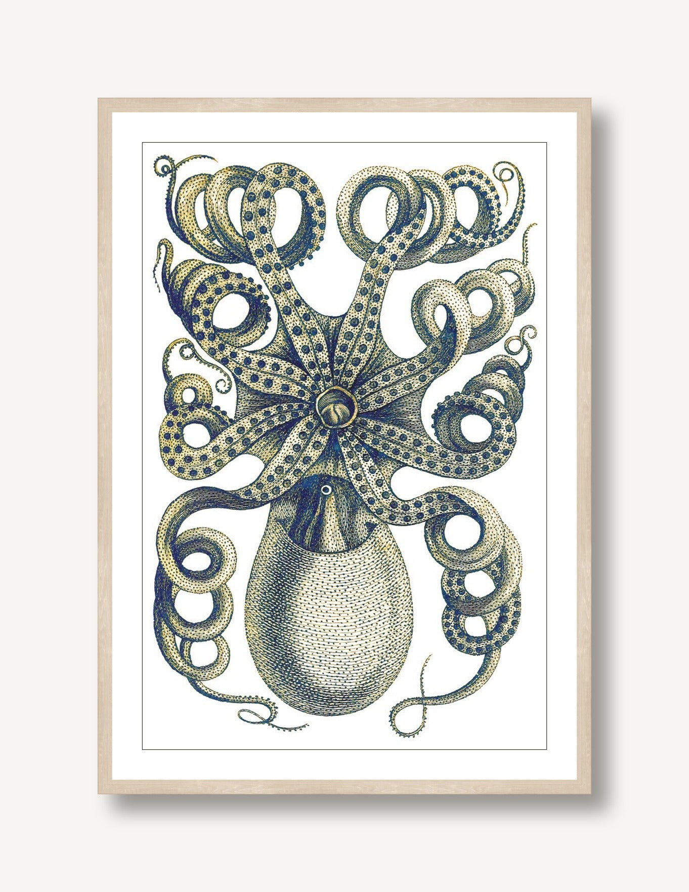 Quiet Kraken 2 framed