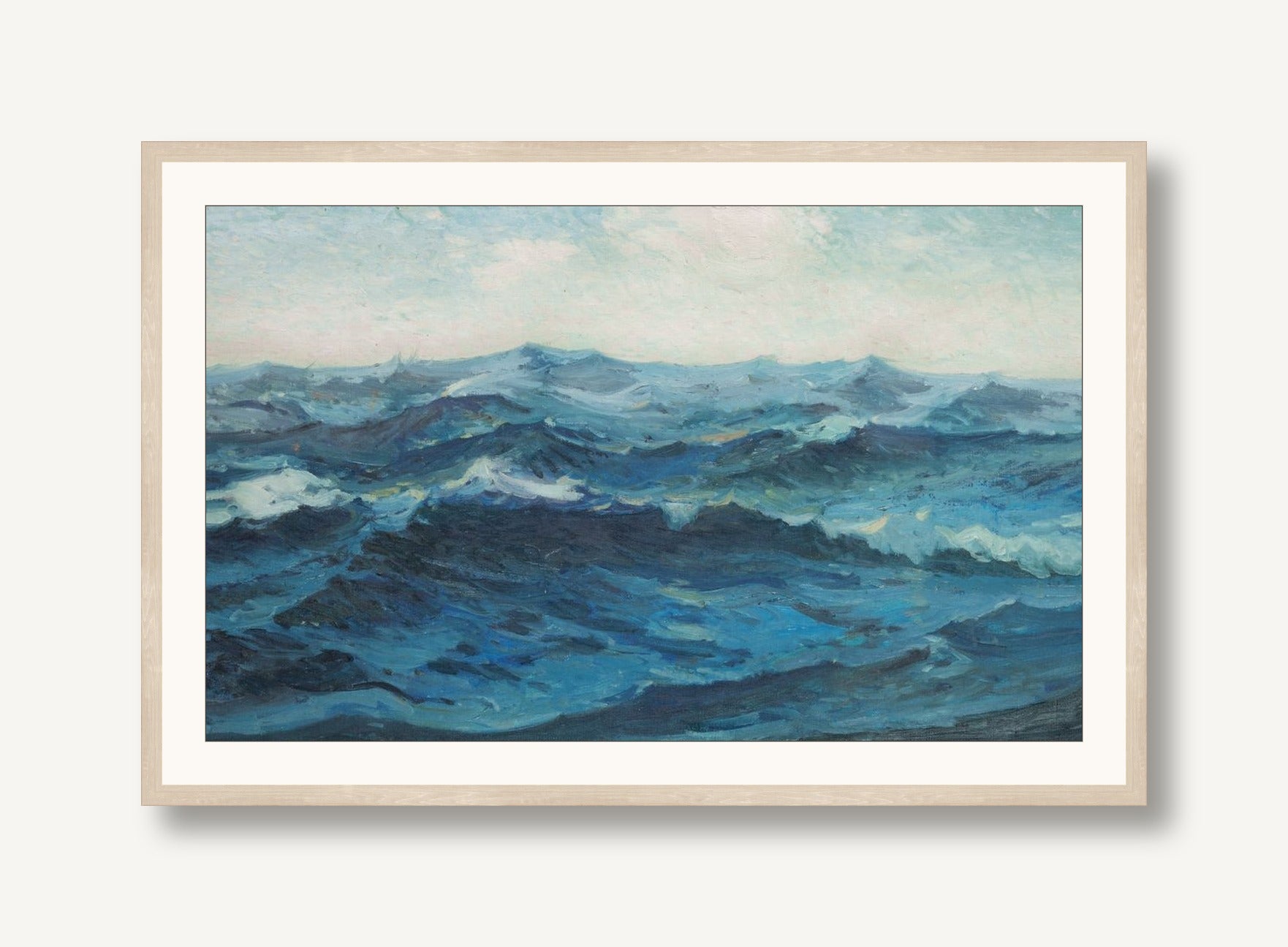 Ragged Waters 1 framed