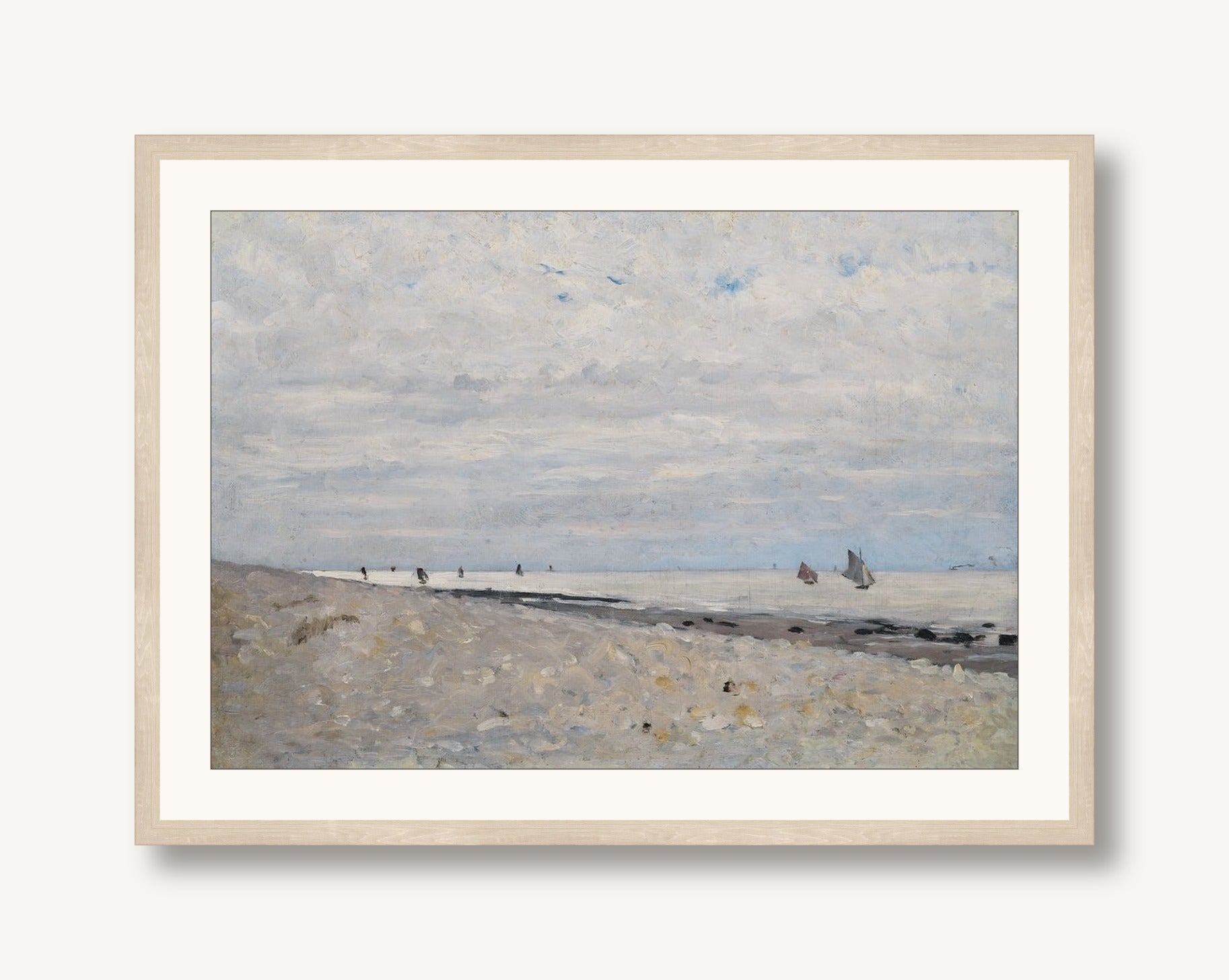 Somber Sea Breeze 1 framed