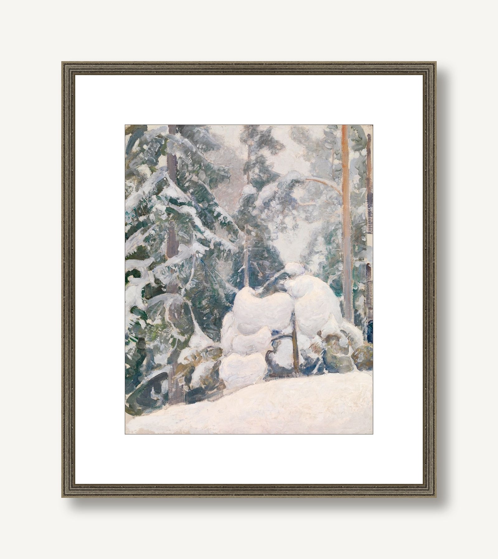 Winter Landscape 1 framed