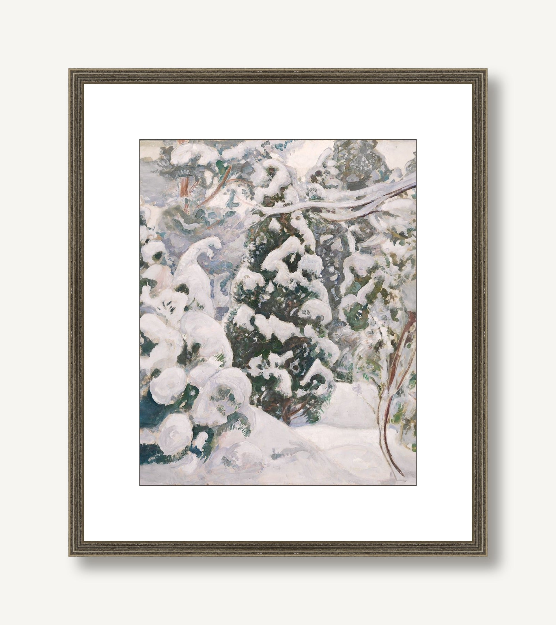 Winter Landscape 2 framed