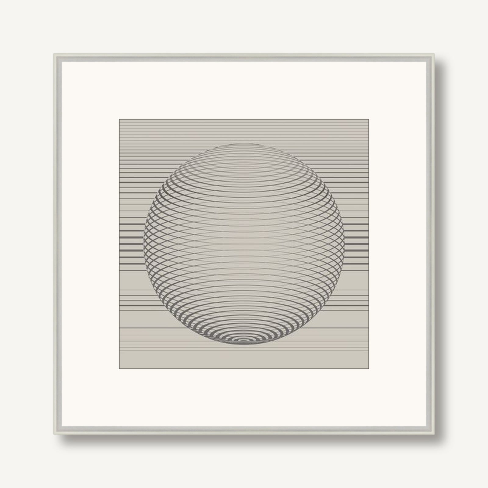 All Around Is Nothing 1 framed