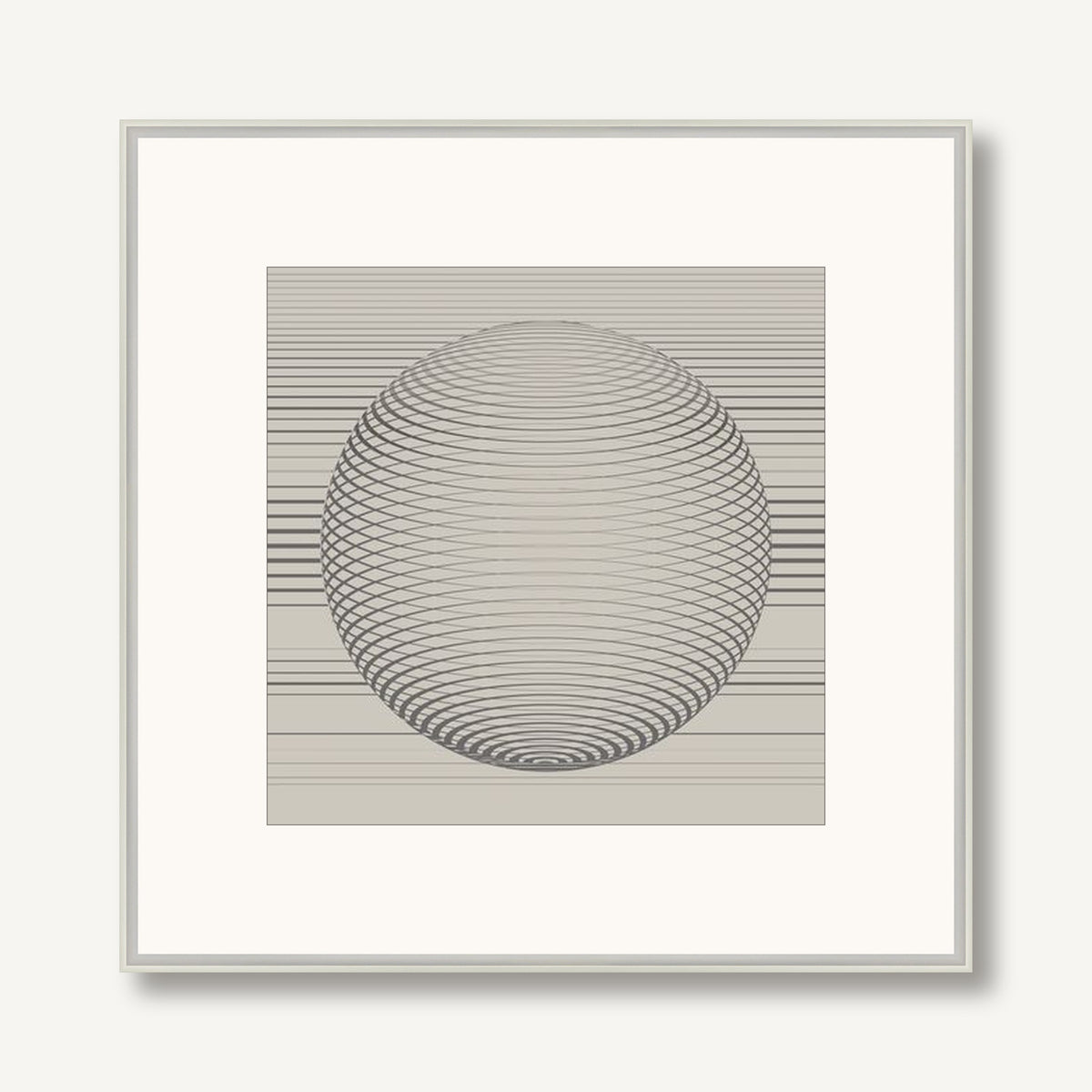 All Around Is Nothing 1 framed