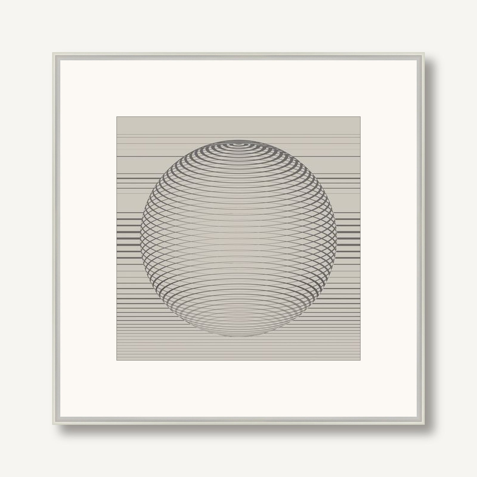 All Around Is Nothing 2 framed