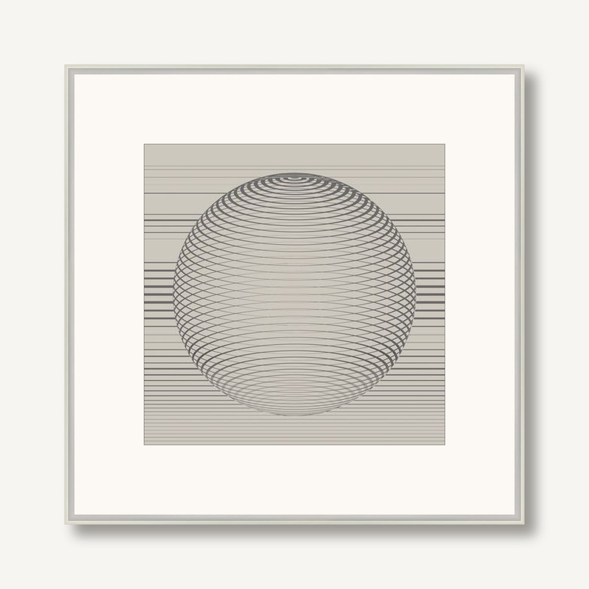 All Around Is Nothing 2 framed