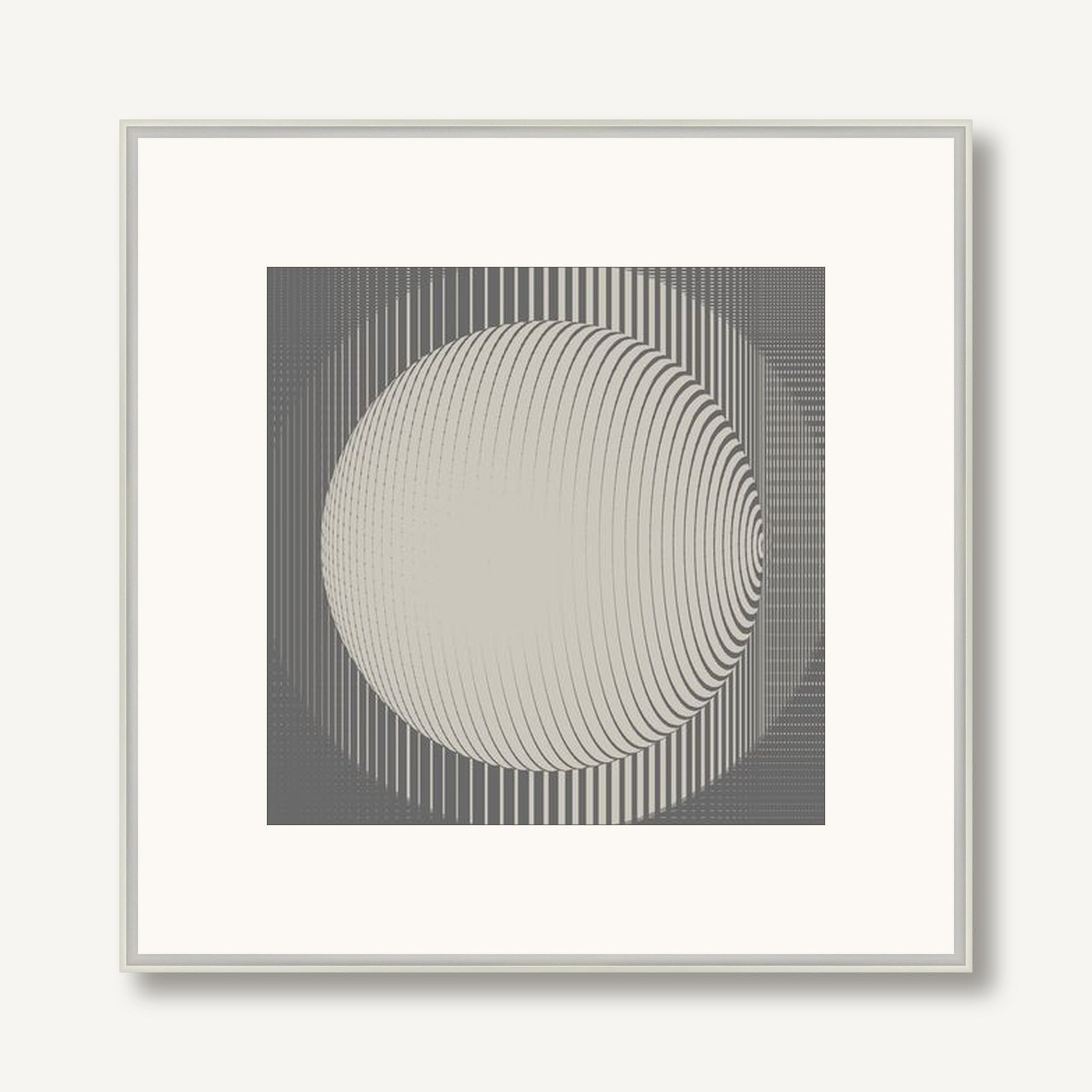 All Around Is Nothing 3 framed