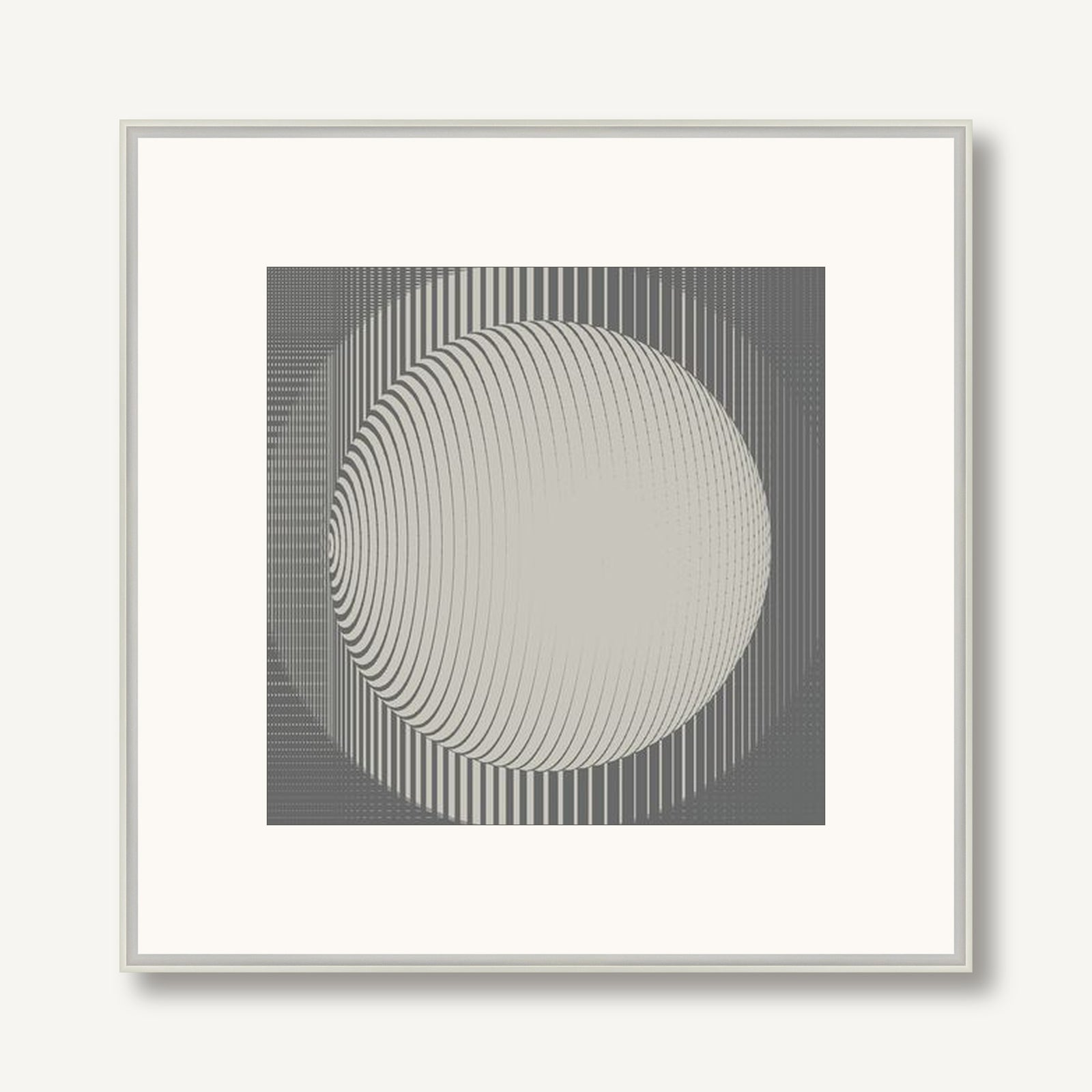 All Around Is Nothing 4 framed
