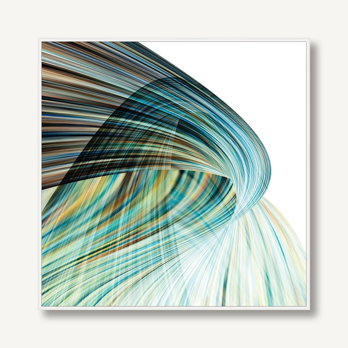 Curved Trajectory 1 framed