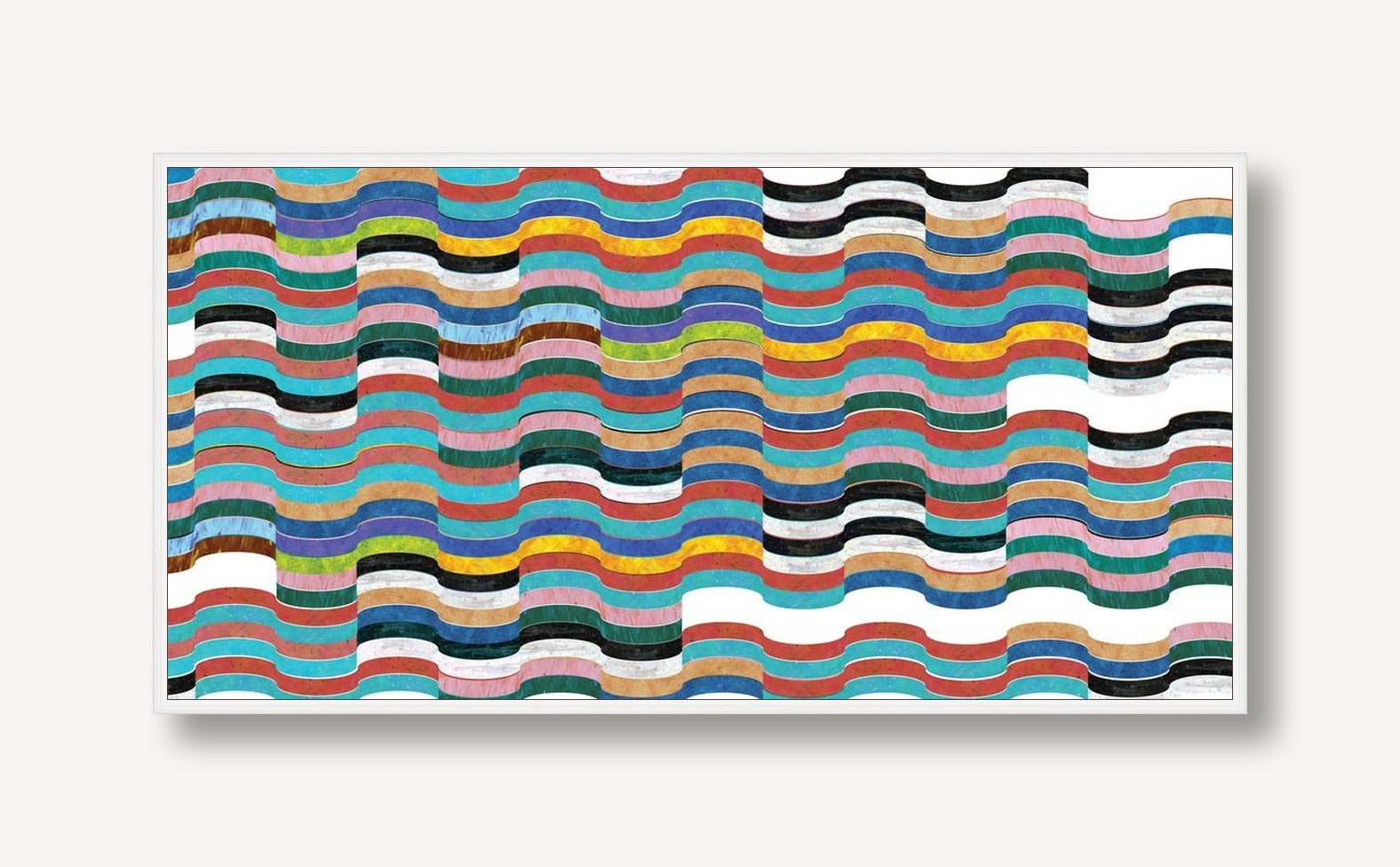 Chromatic Undulation 1 framed