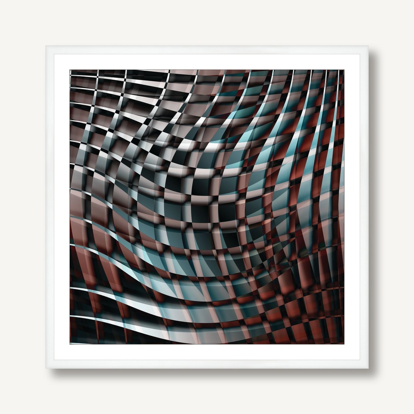 Mainframe Distortions 1 framed