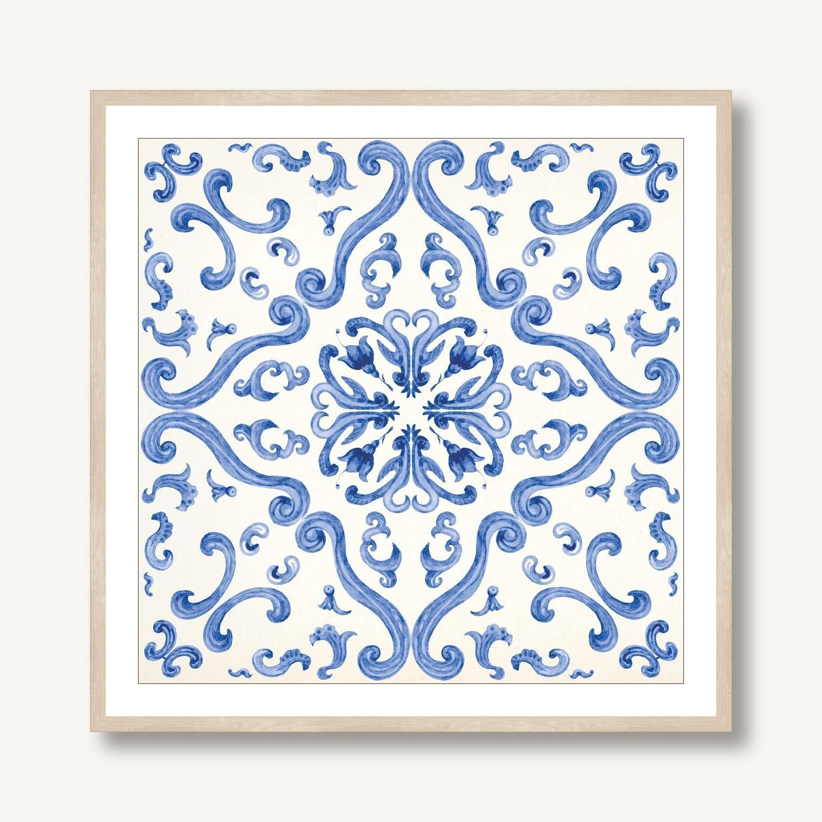 Ornate Tiles 1 framed