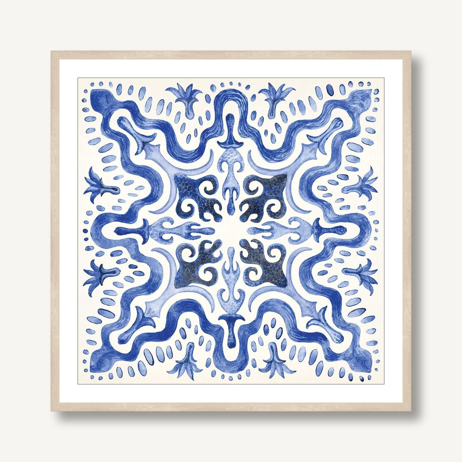 Ornate Tiles 2 framed