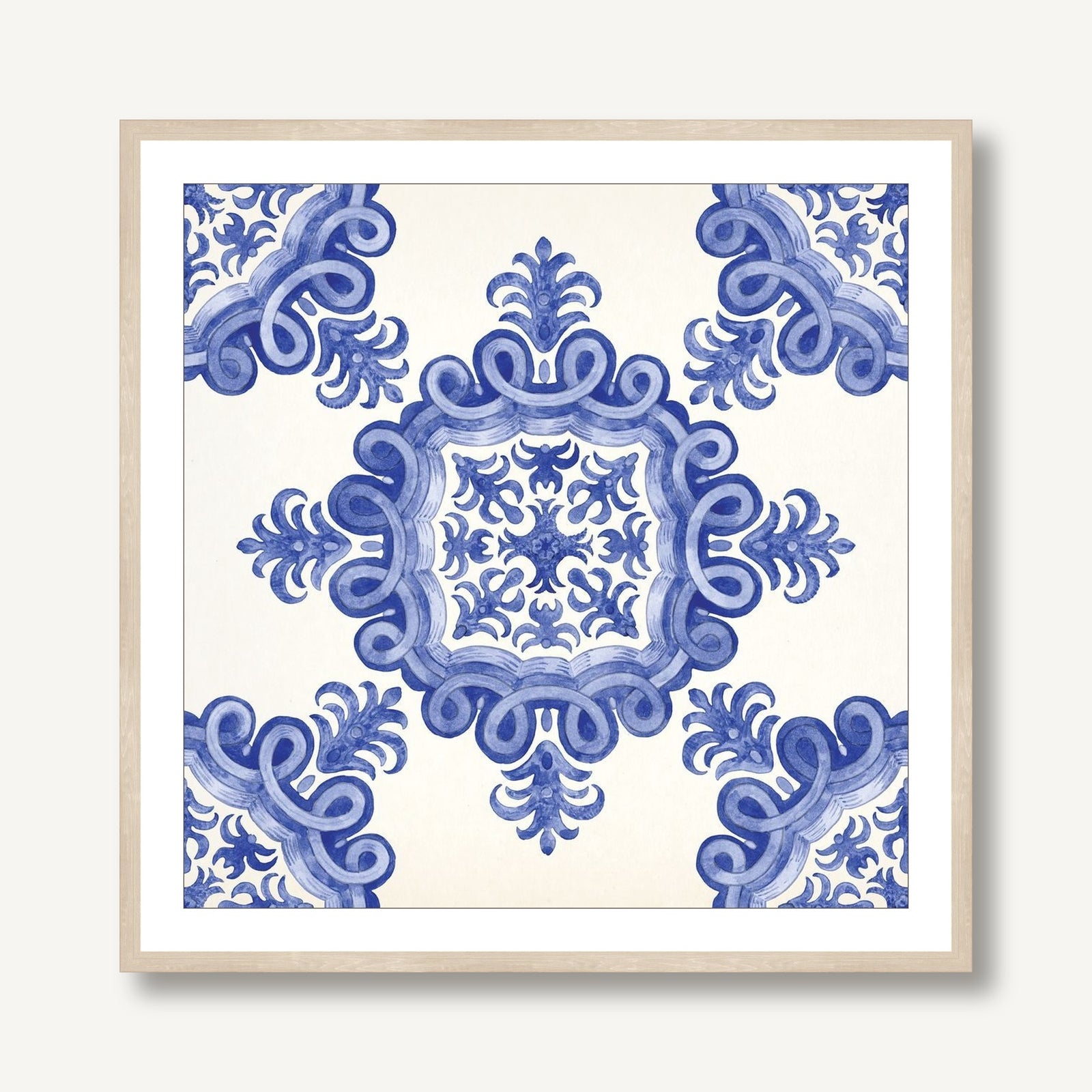 Ornate Tiles 3 framed