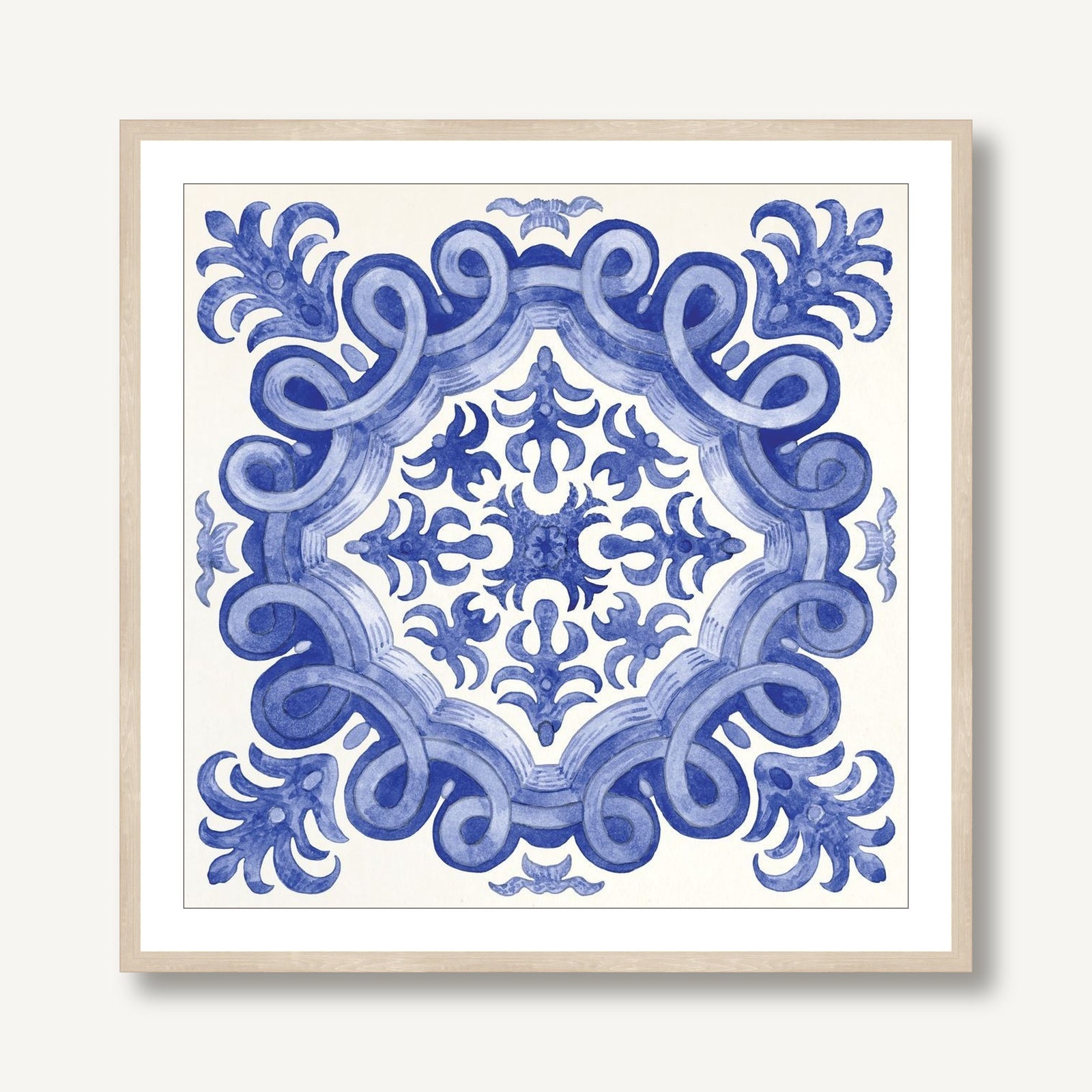 Ornate Tiles 4 framed