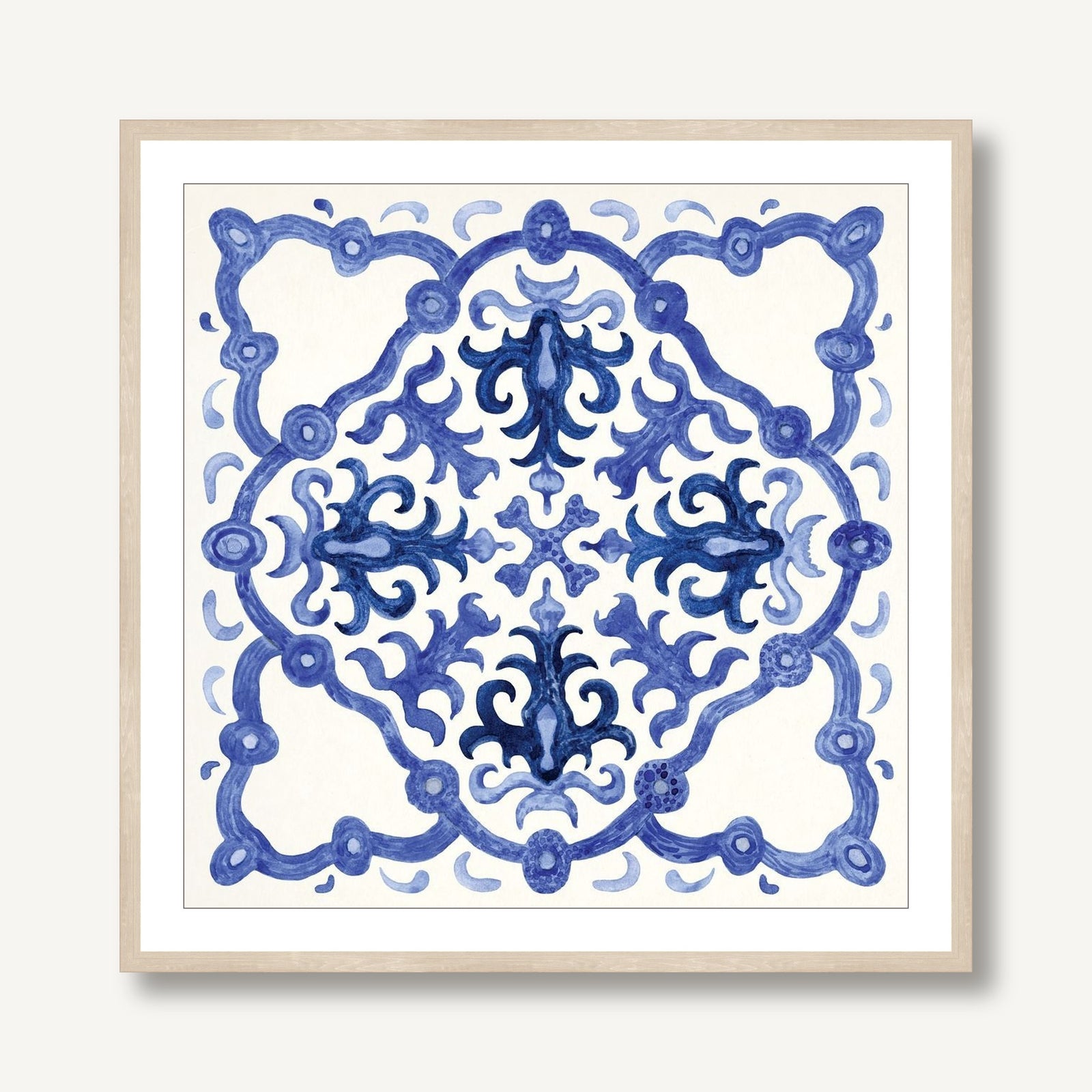 Ornate Tiles 6 framed