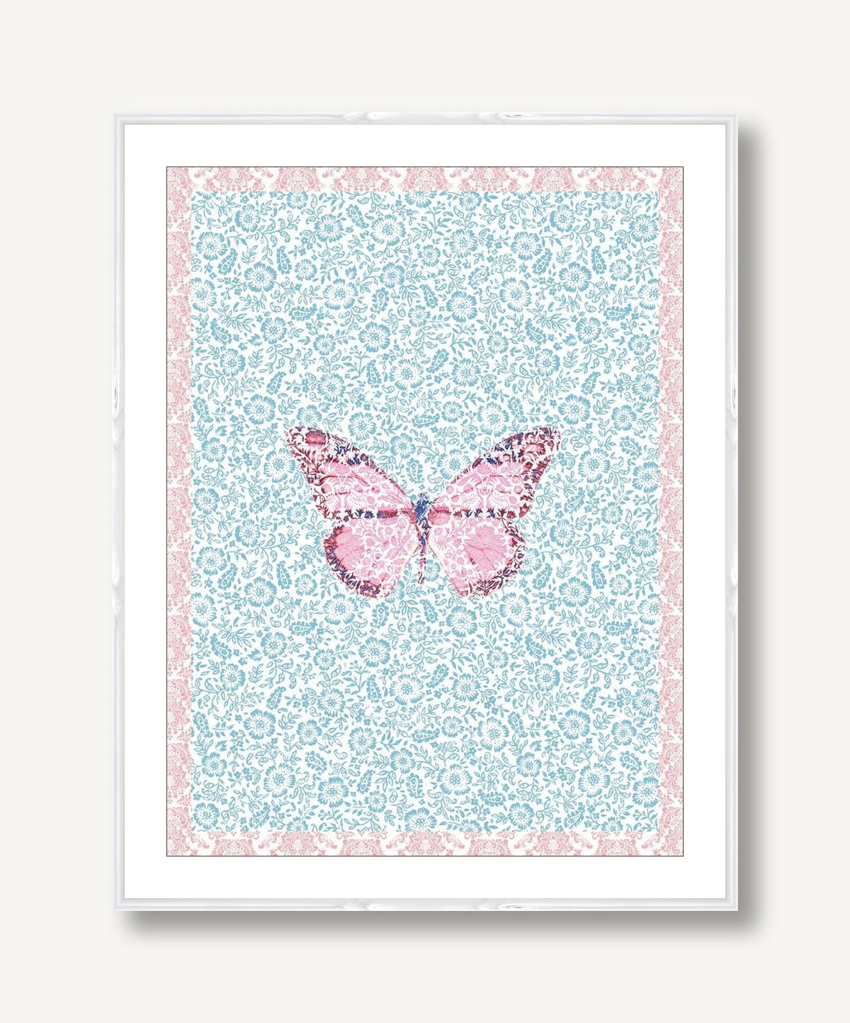 Paper Butterfly 1 framed