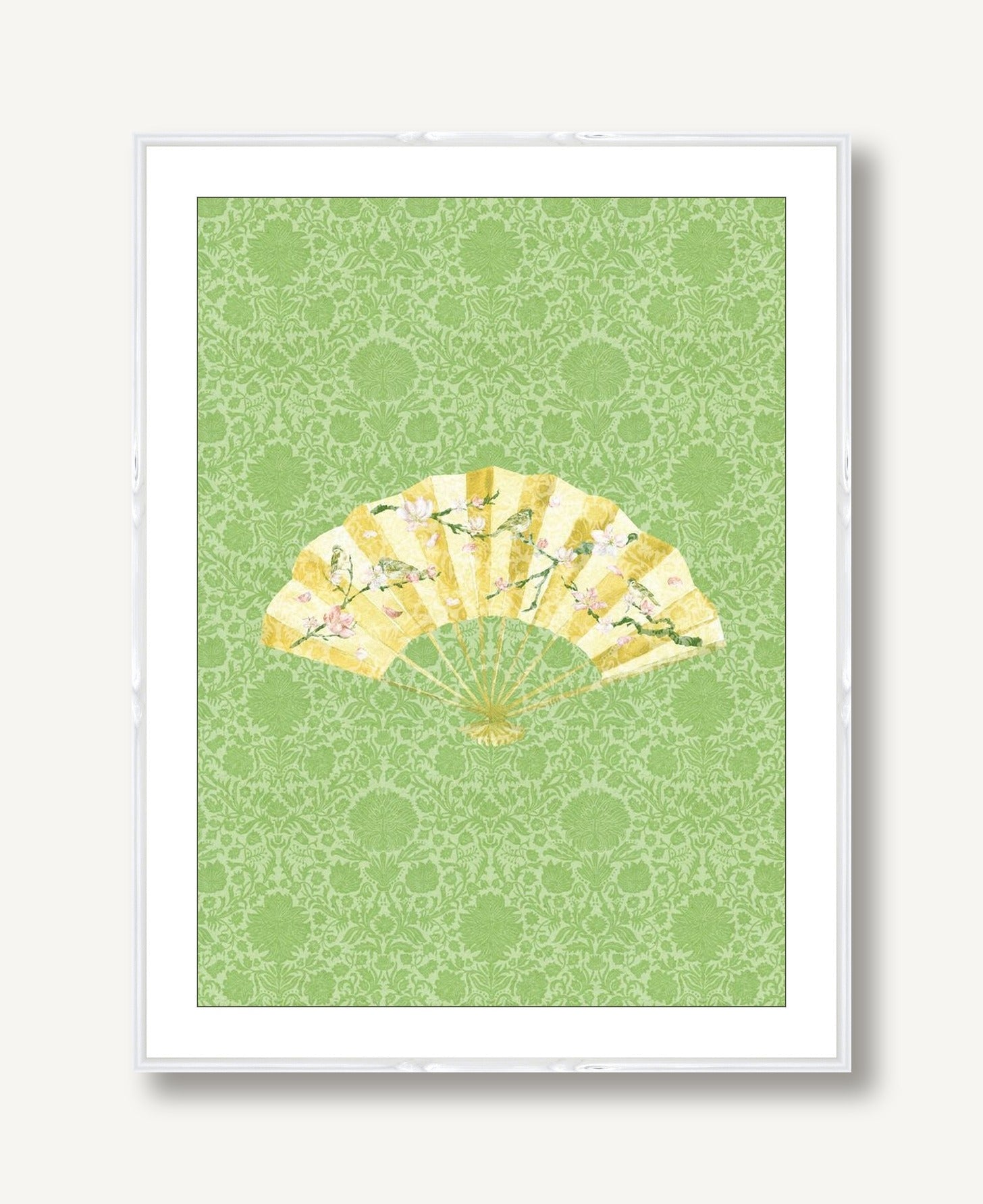 Paper Fan 1 framed