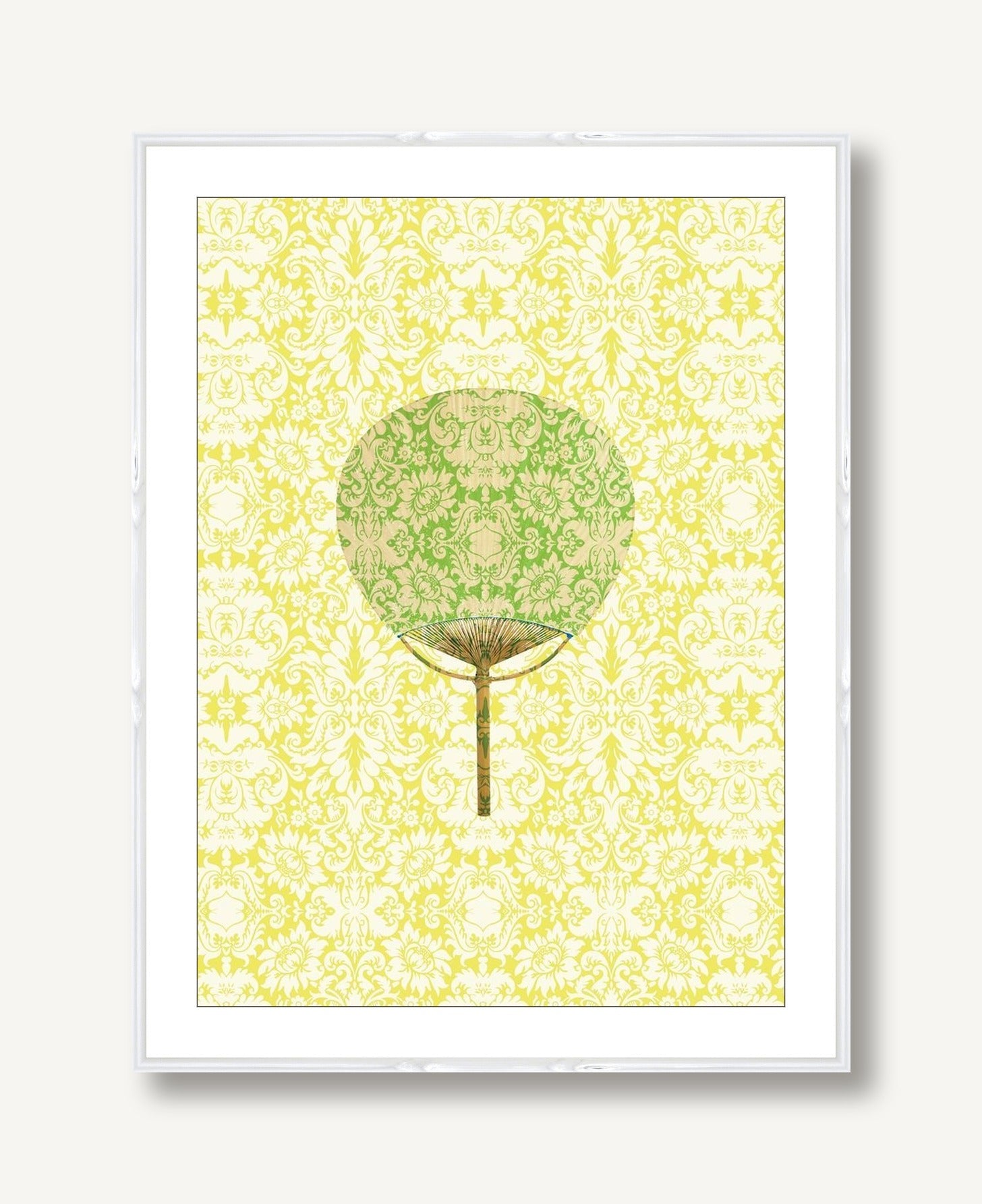 Paper Fan 2 framed