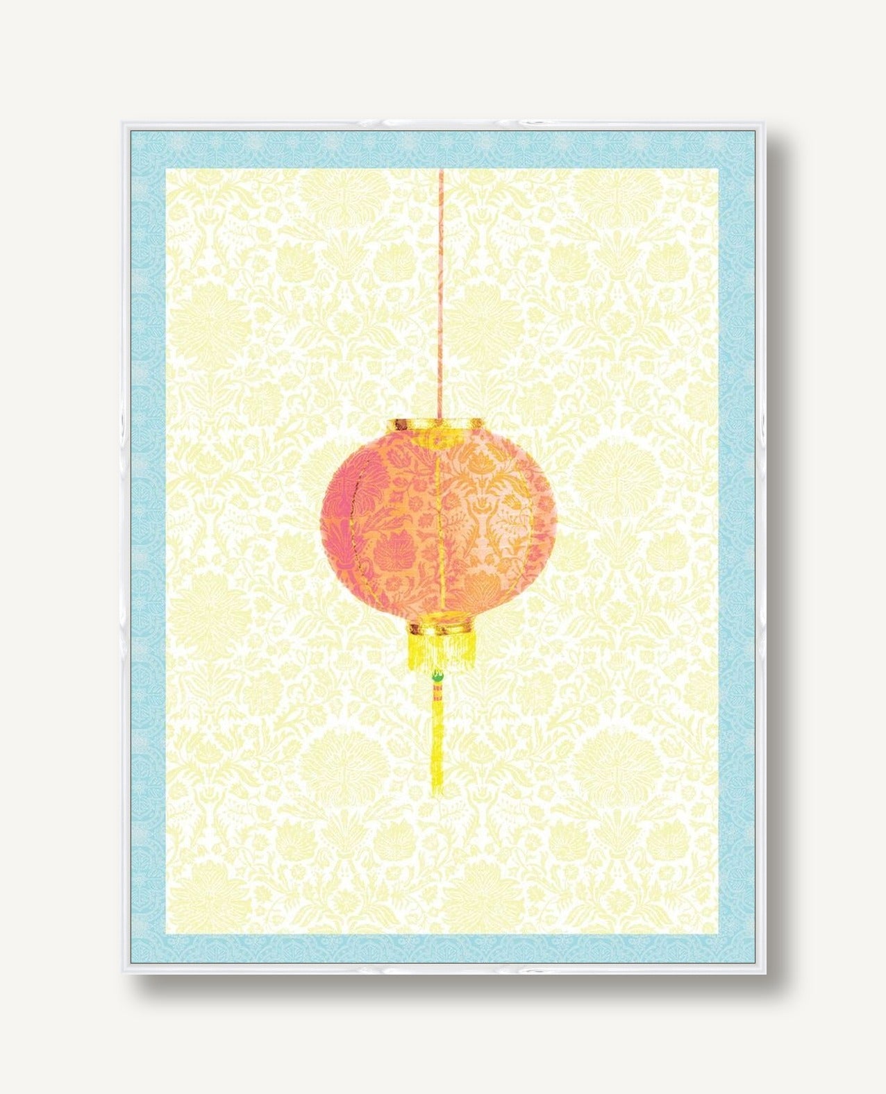 Paper Lantern 1 framed