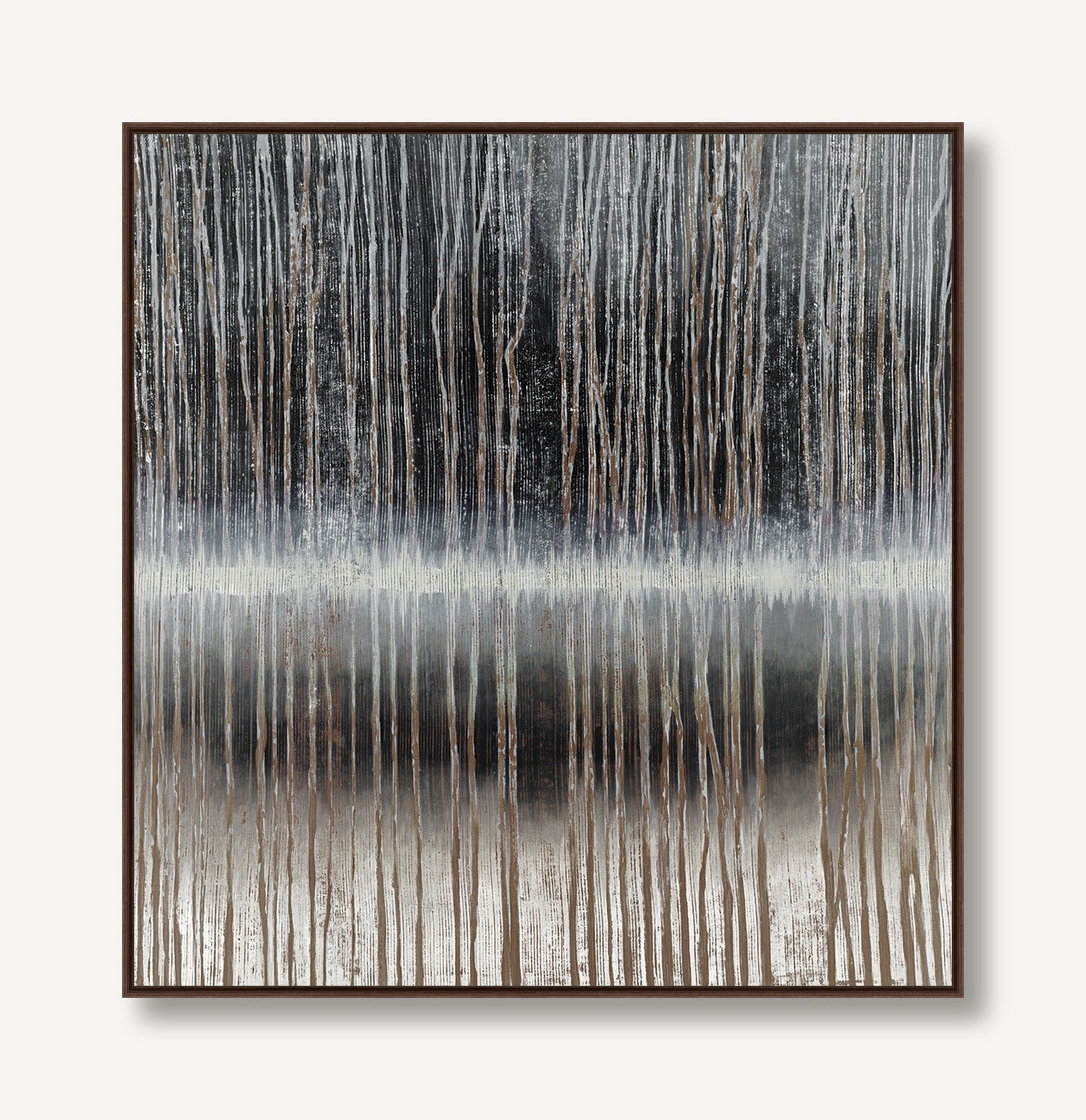 Smoke Fall 1 framed