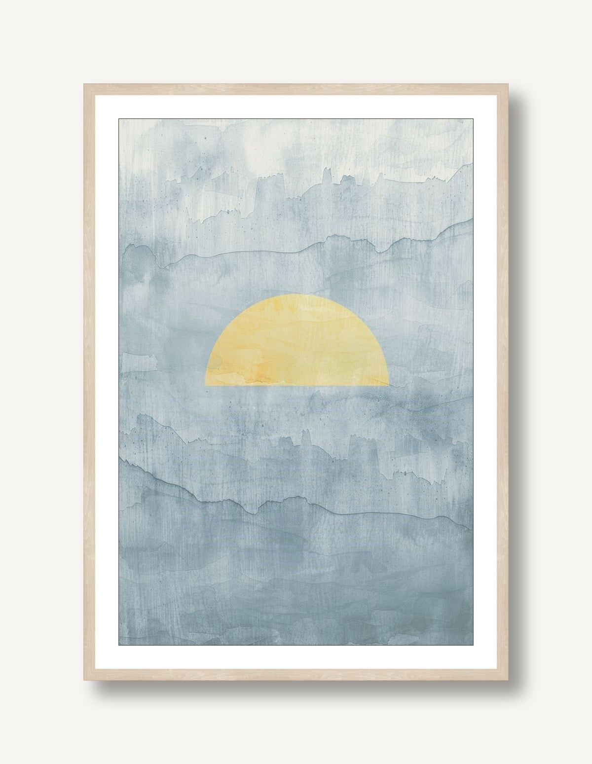Sunset Vector 1 framed