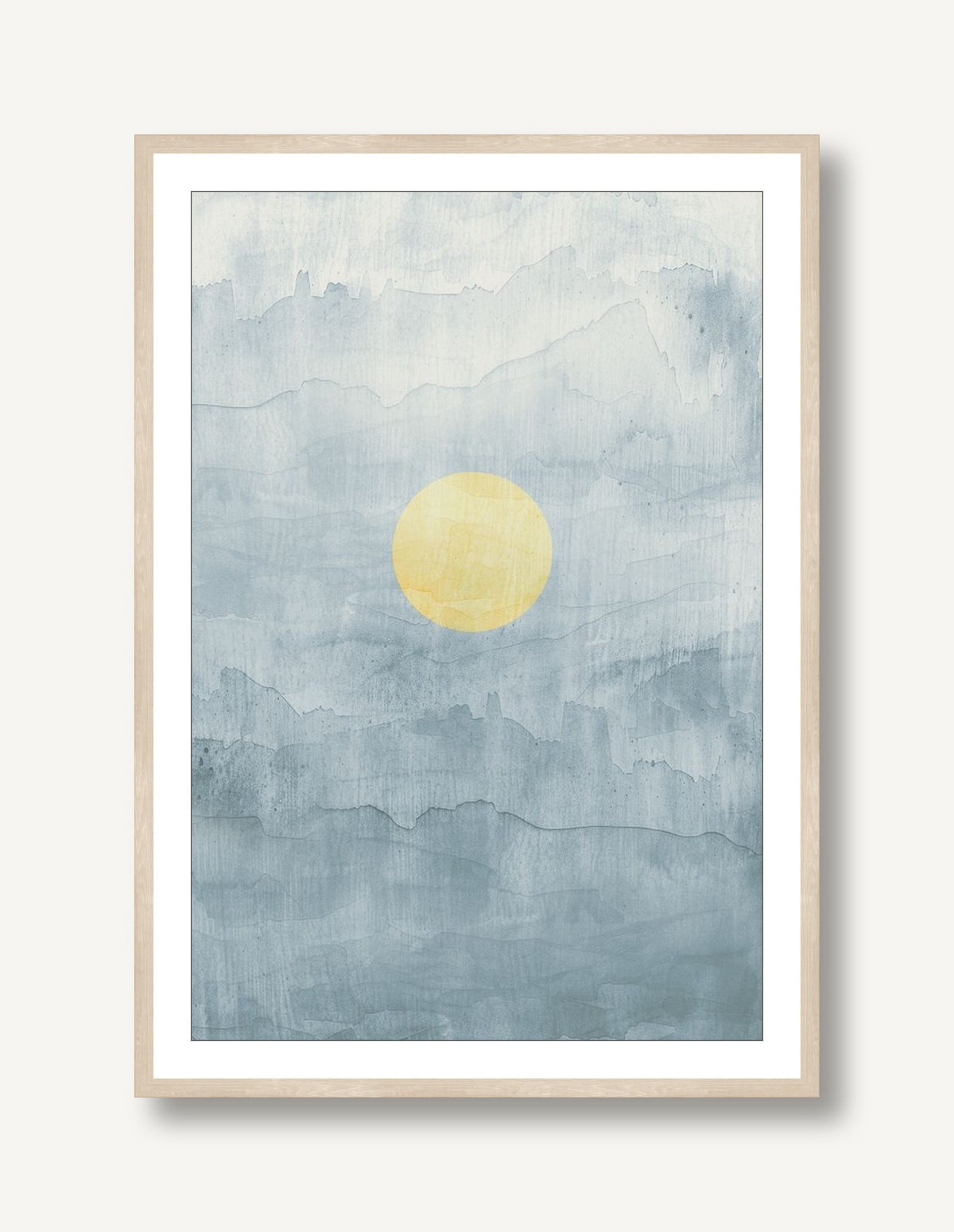 Sunset Vector 2 framed