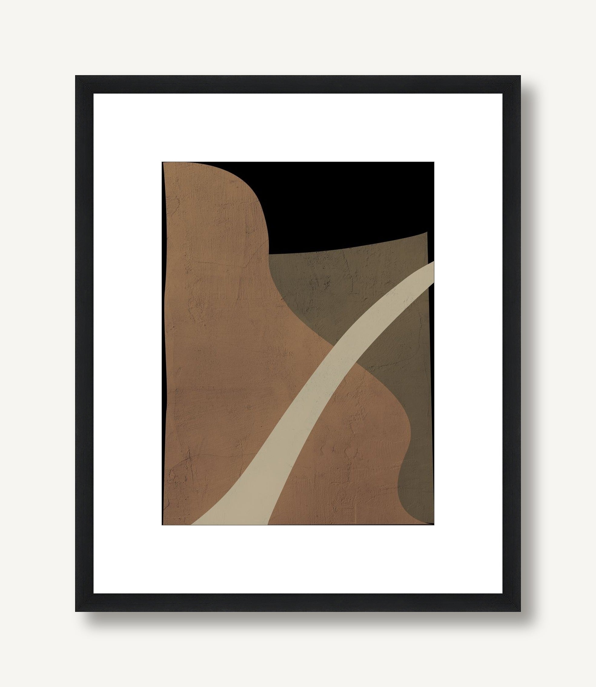 Texture and Shapes 1 framed