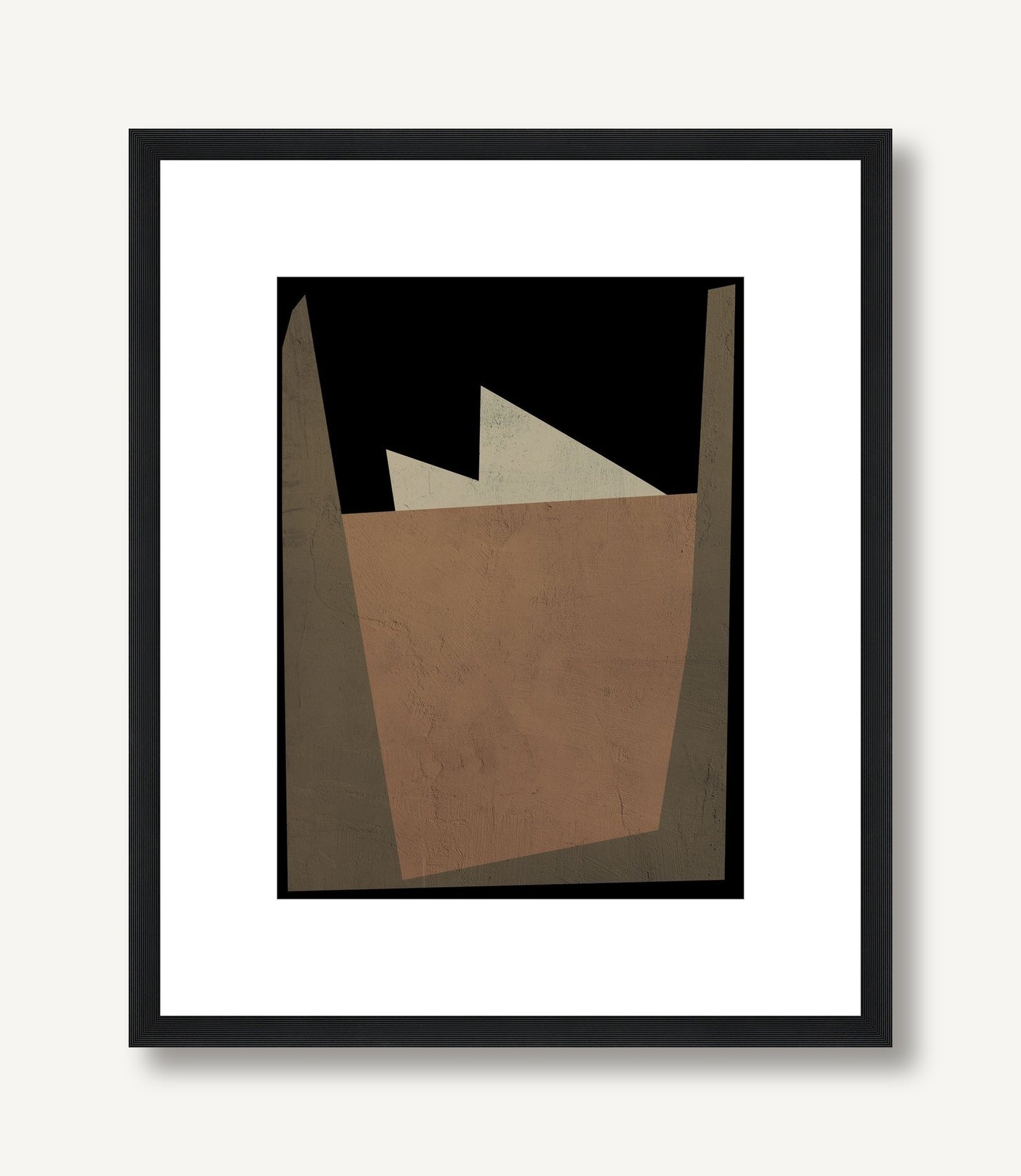 Texture and Shapes 5 framed