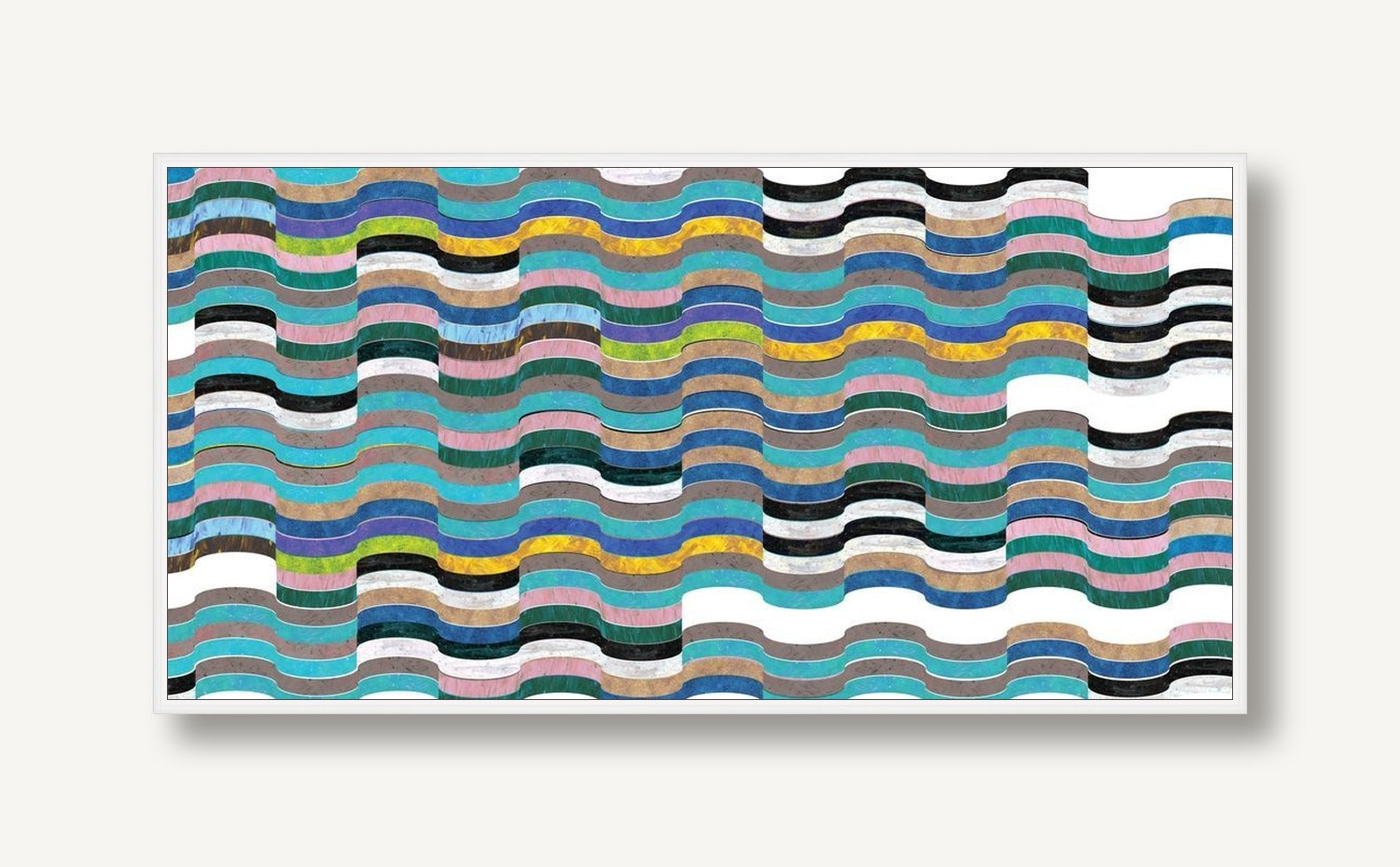 Vivid Undulation 1 framed