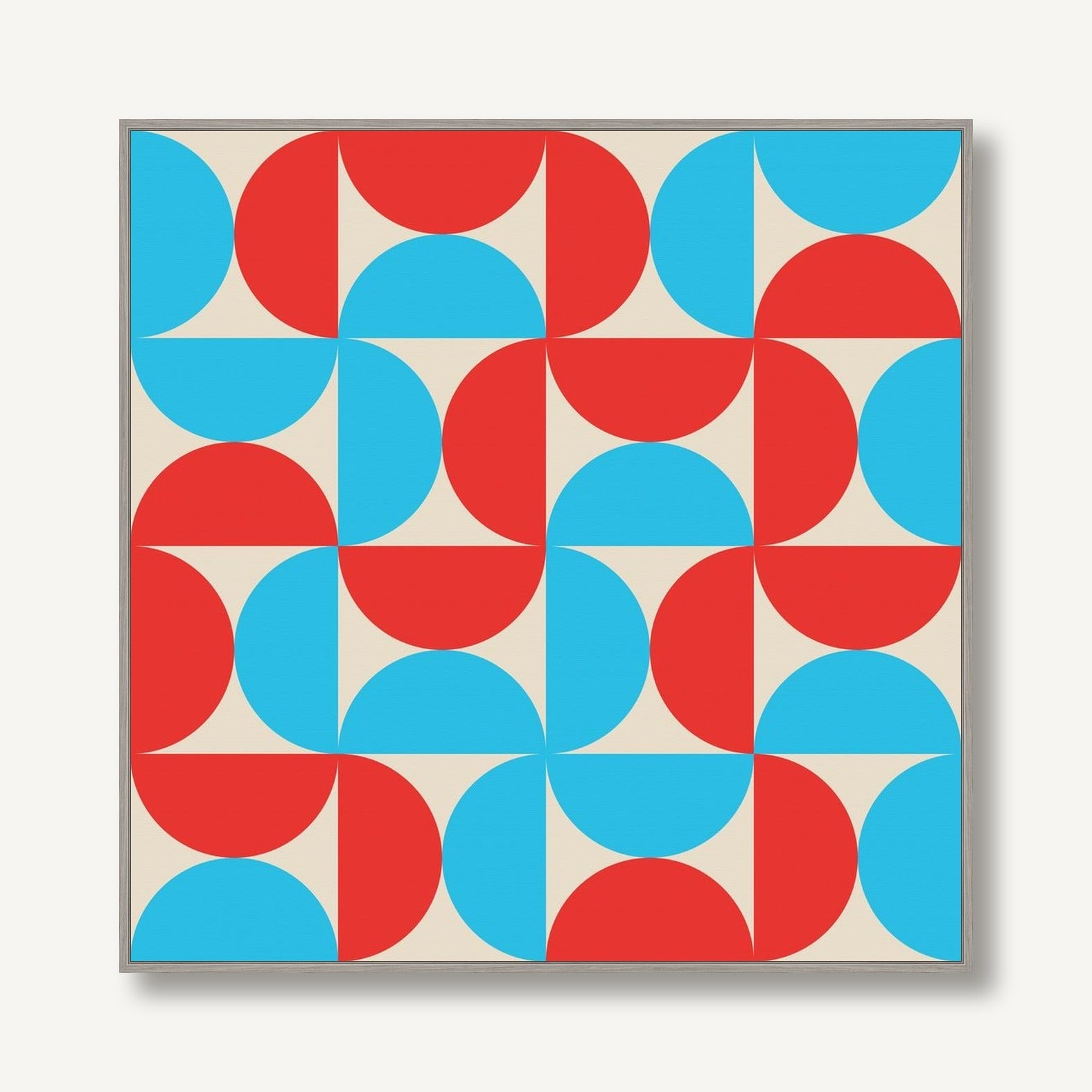 Vibrant Semicircle 3 framed