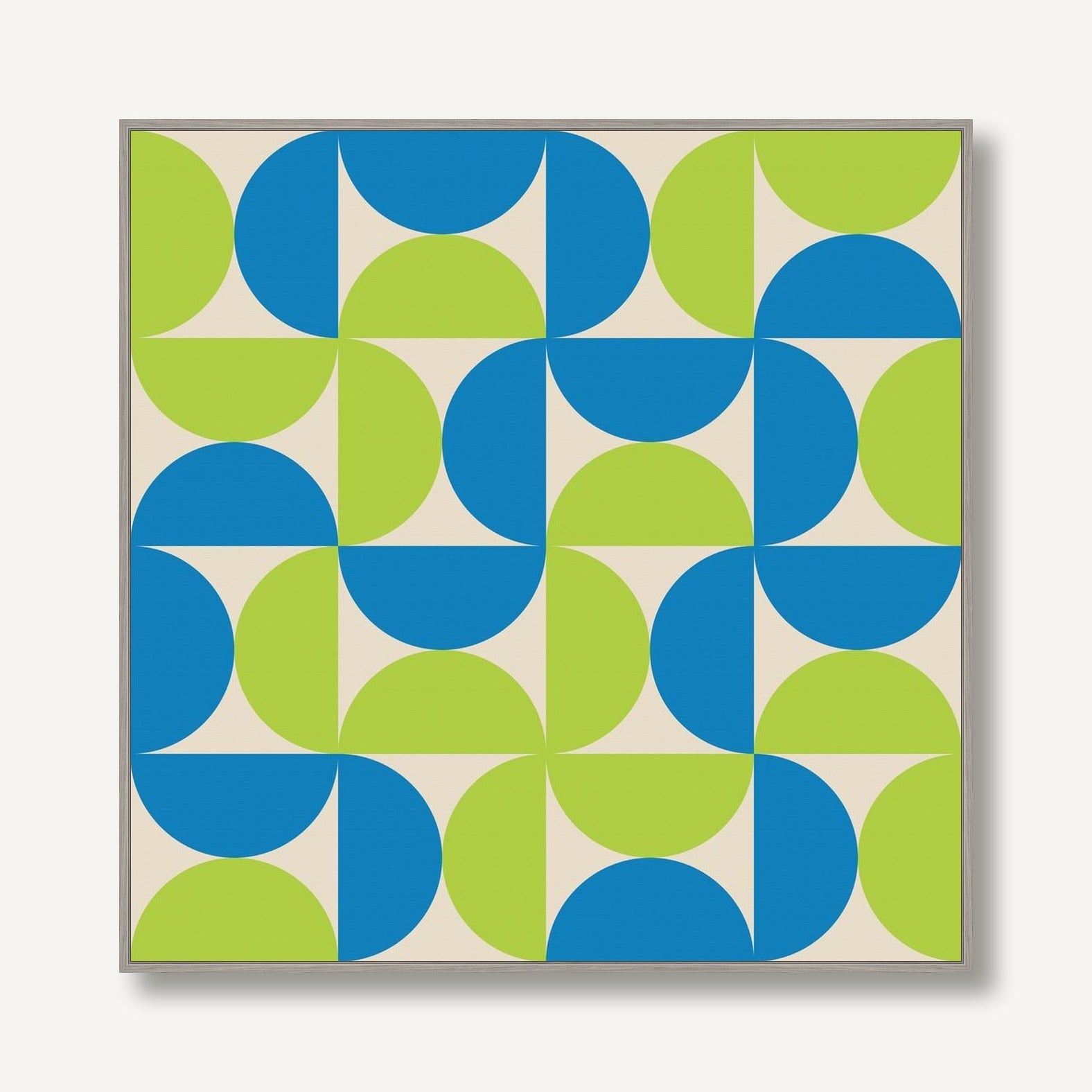 Vibrant Semicircle 6 framed
