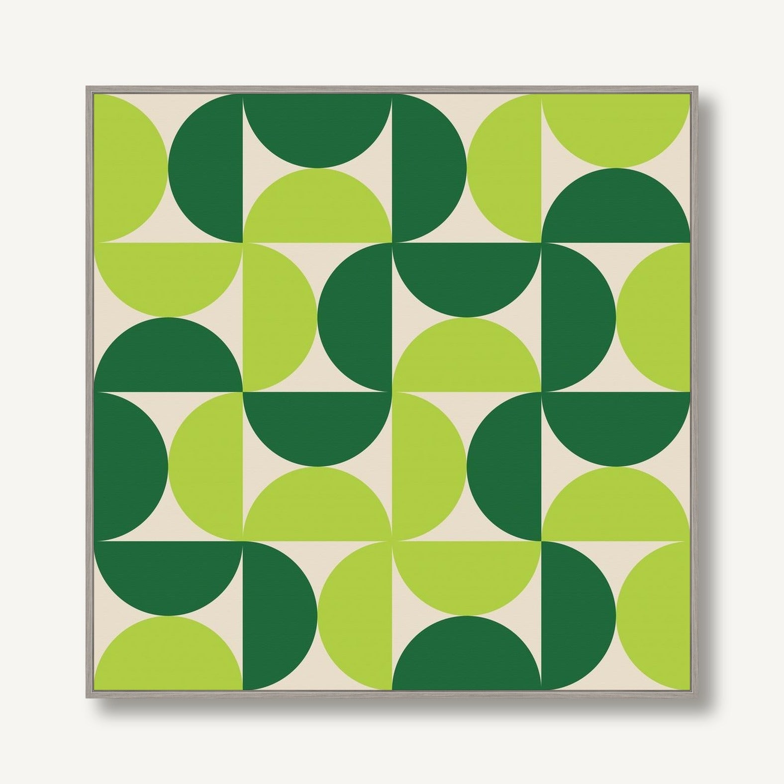 Vibrant Semicircle 9 framed