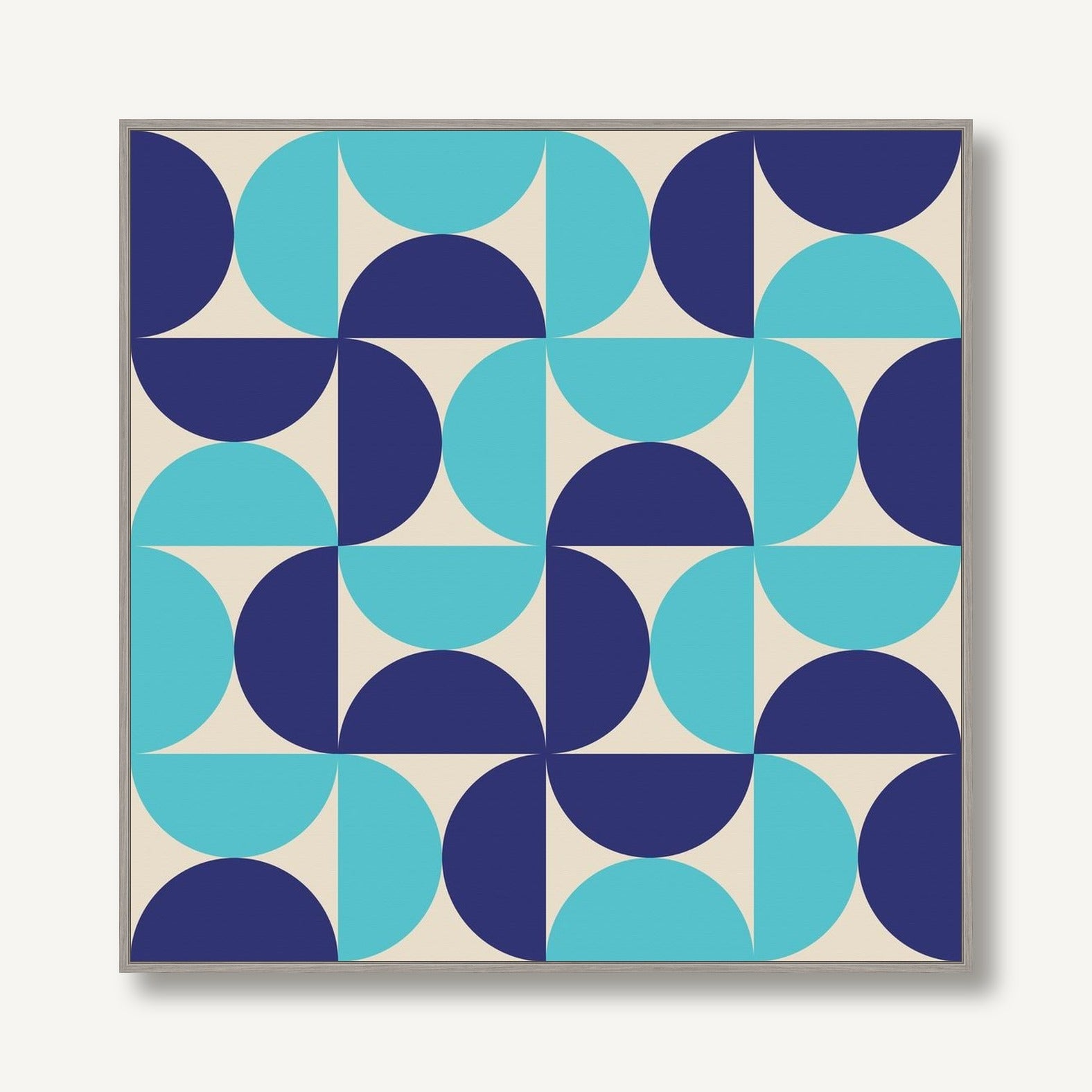 Vibrant Semicircle 10 framed