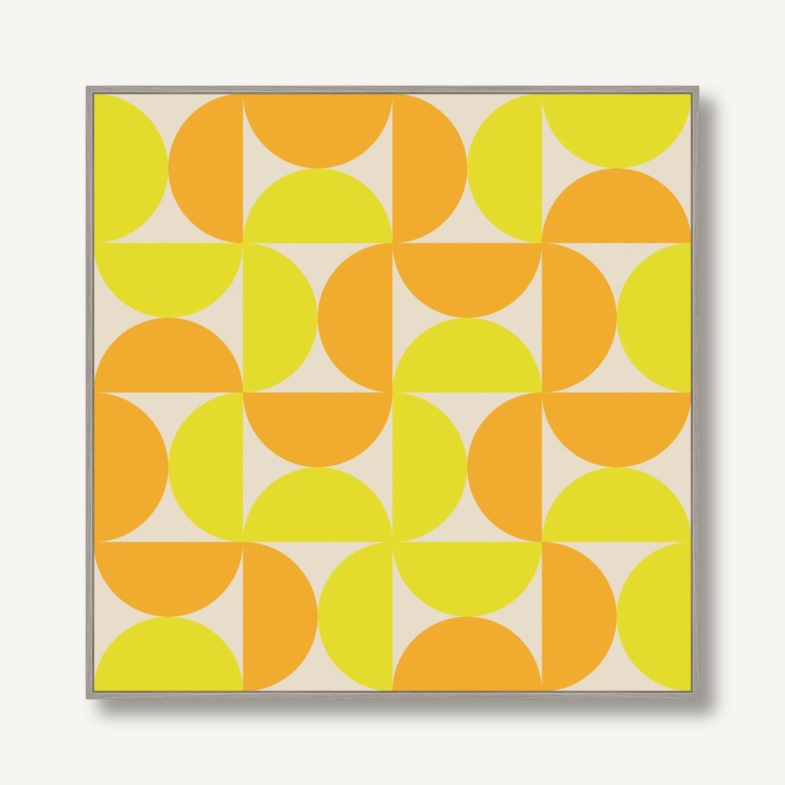 Vibrant Semicircle 12 framed
