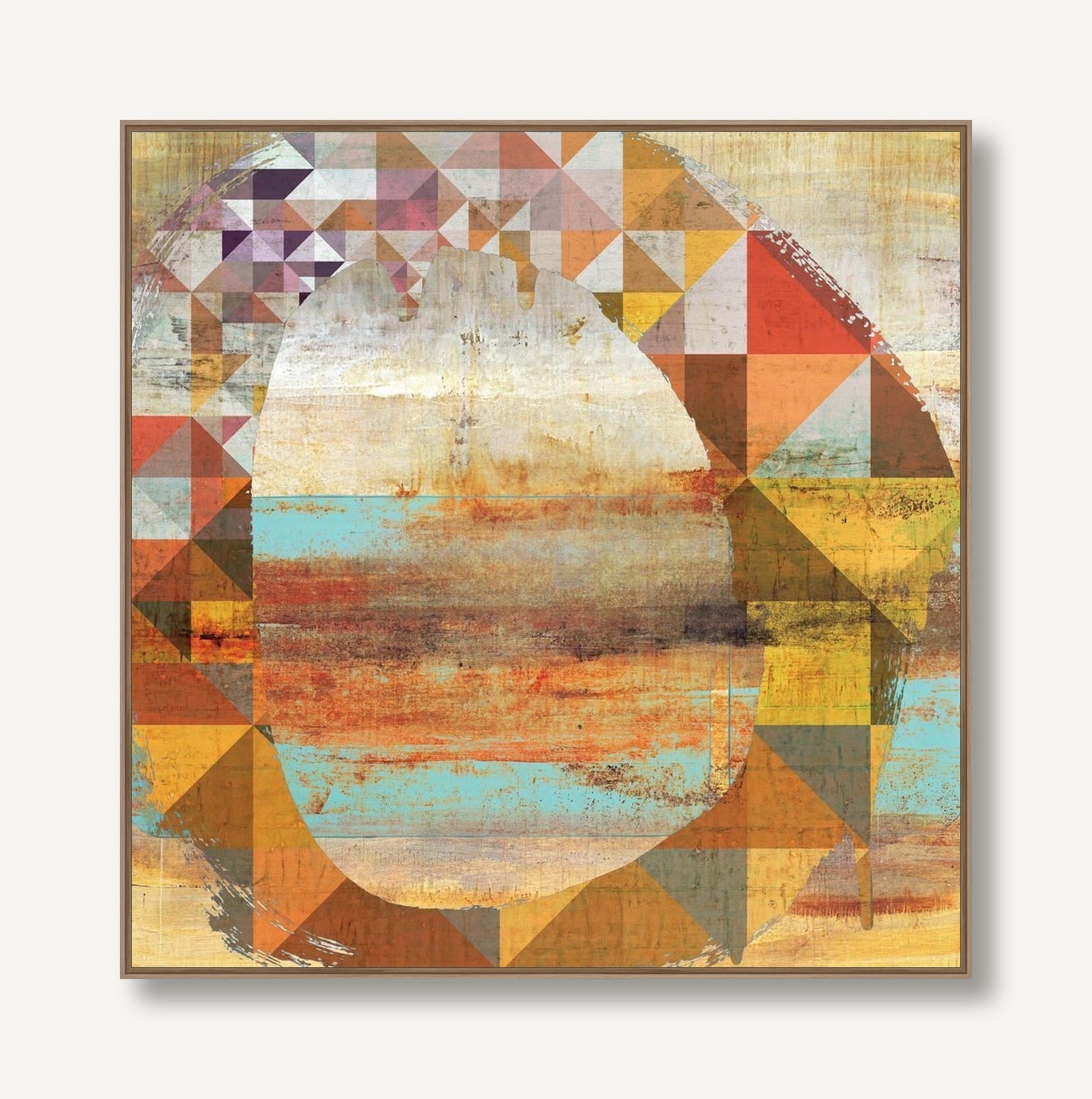 Weathered Tessellation 1 framed