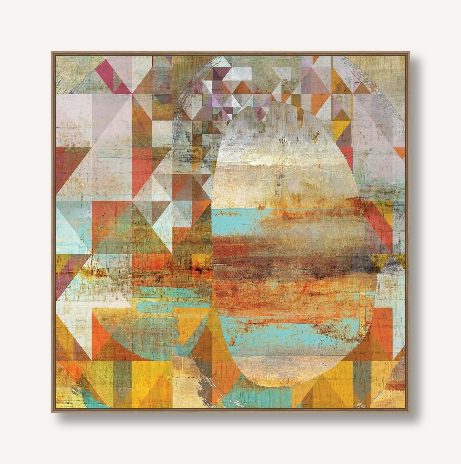 Weathered Tessellation 3 framed