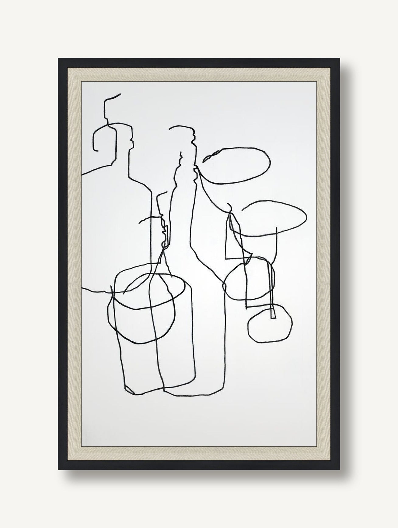 Dining In 1 framed