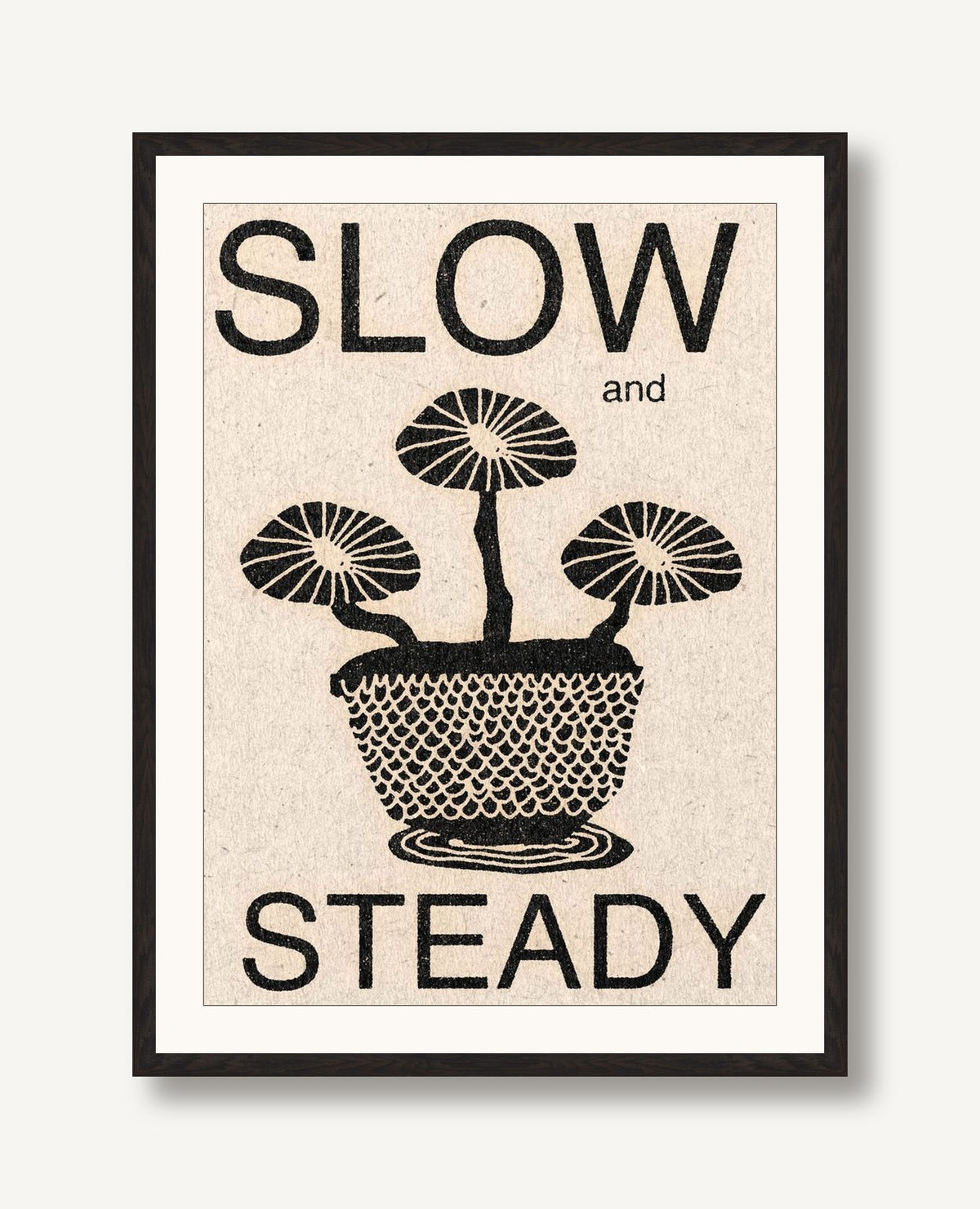Slow and Steady 1 framed