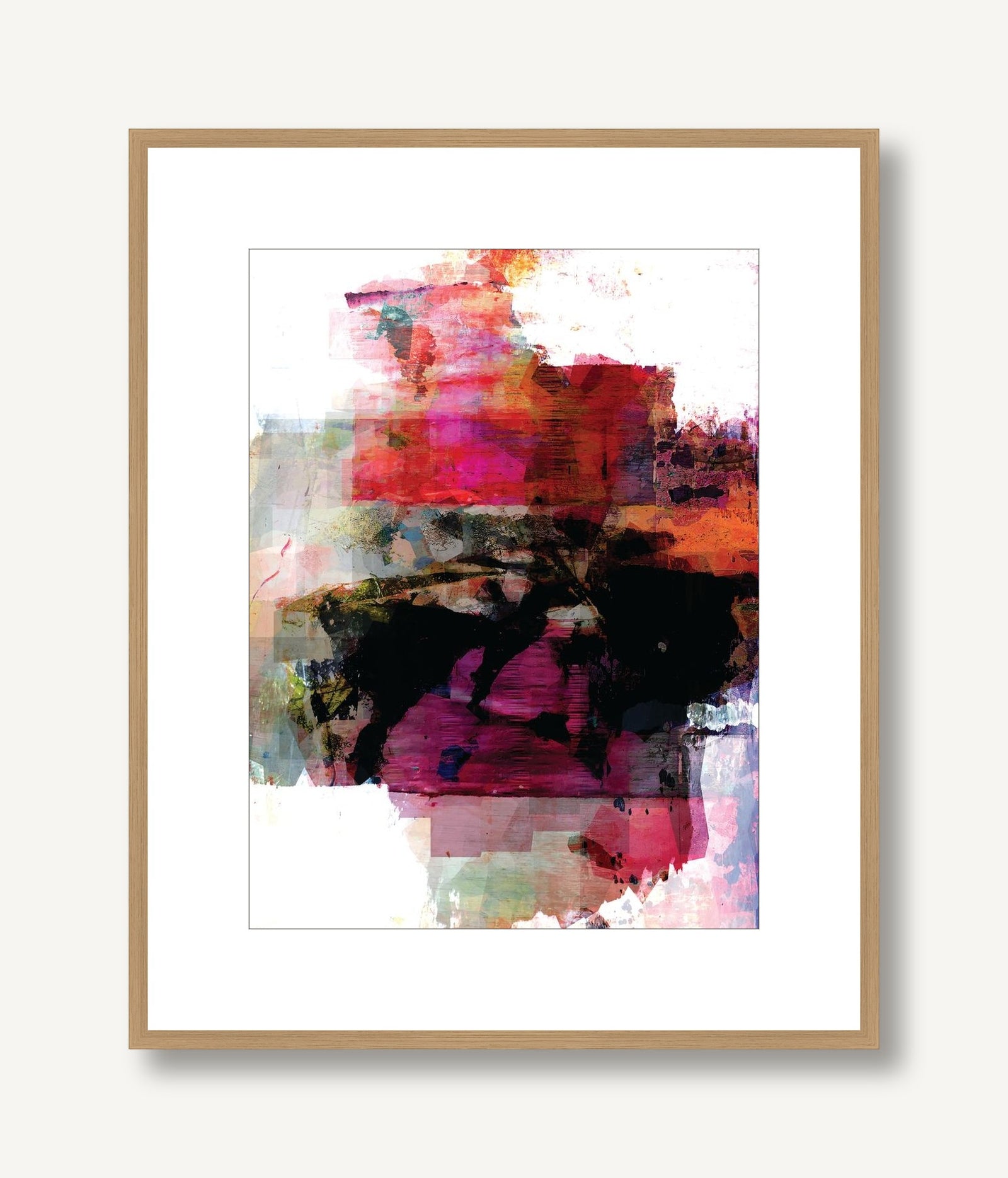 Vivid Fracture 1 framed