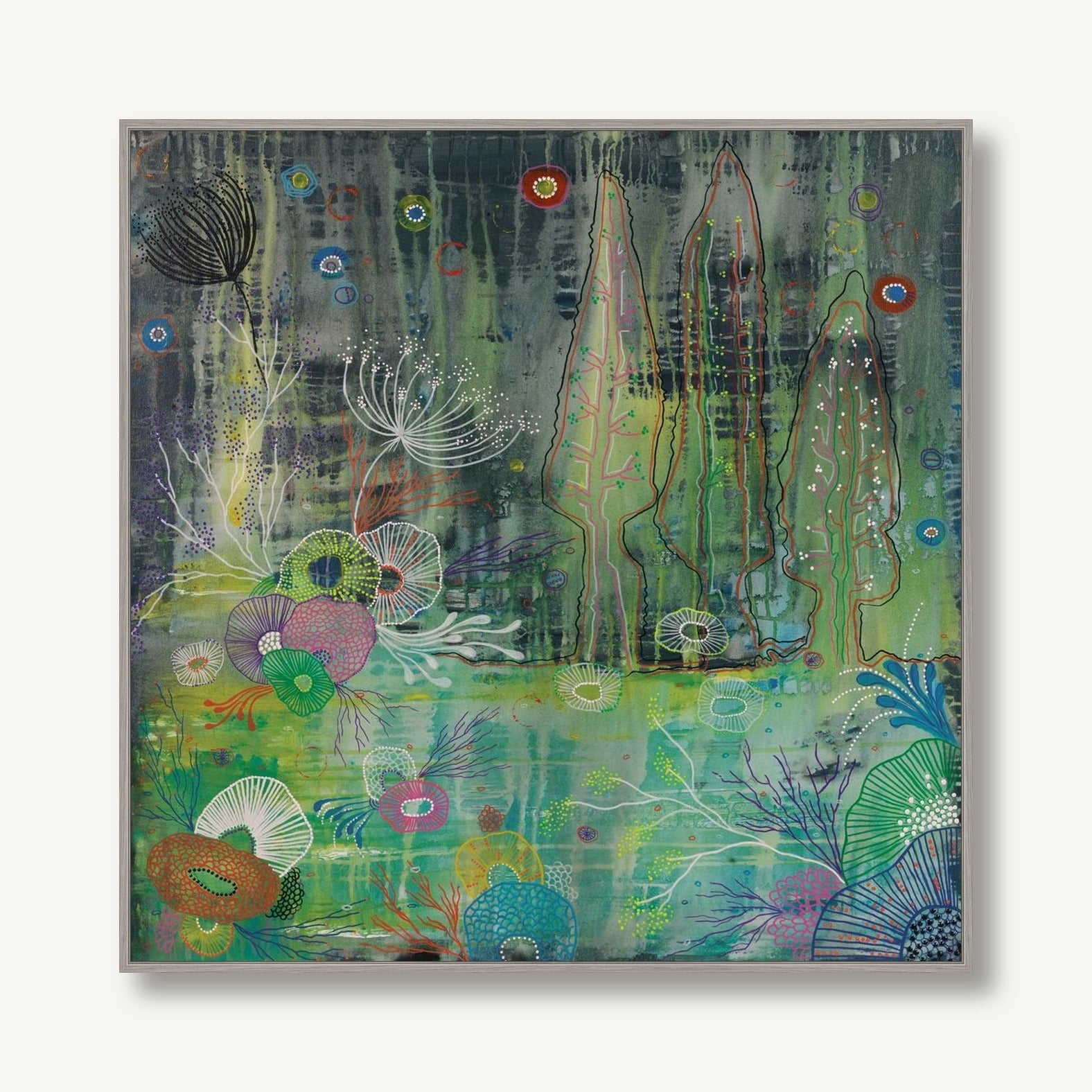 Meadow Land 1 framed