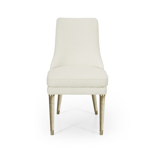 Shoal Linen & Grasscloth Host Chair