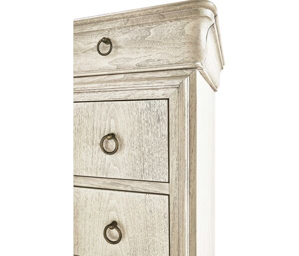 Entropy Louis Phillipe Drawer Chest - Bleached Walnut