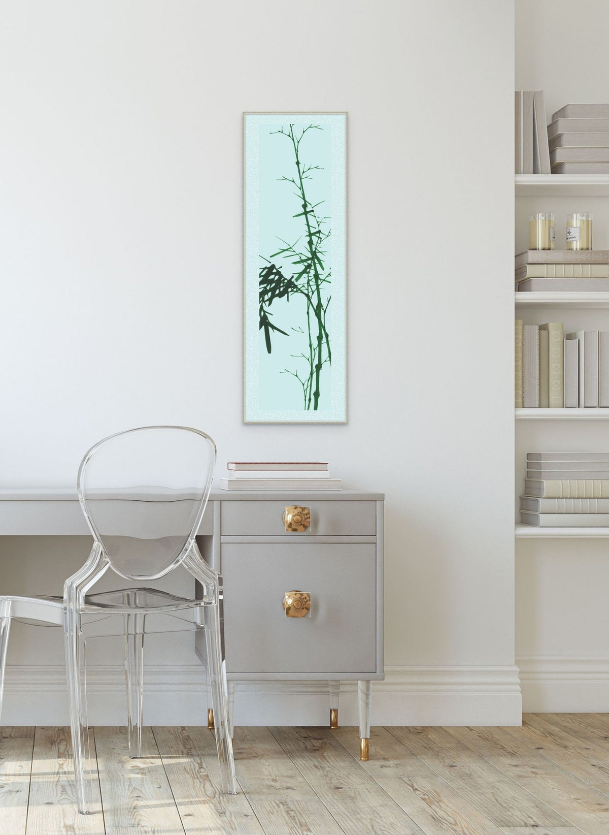 Bamboo Wall 1 — in situ
