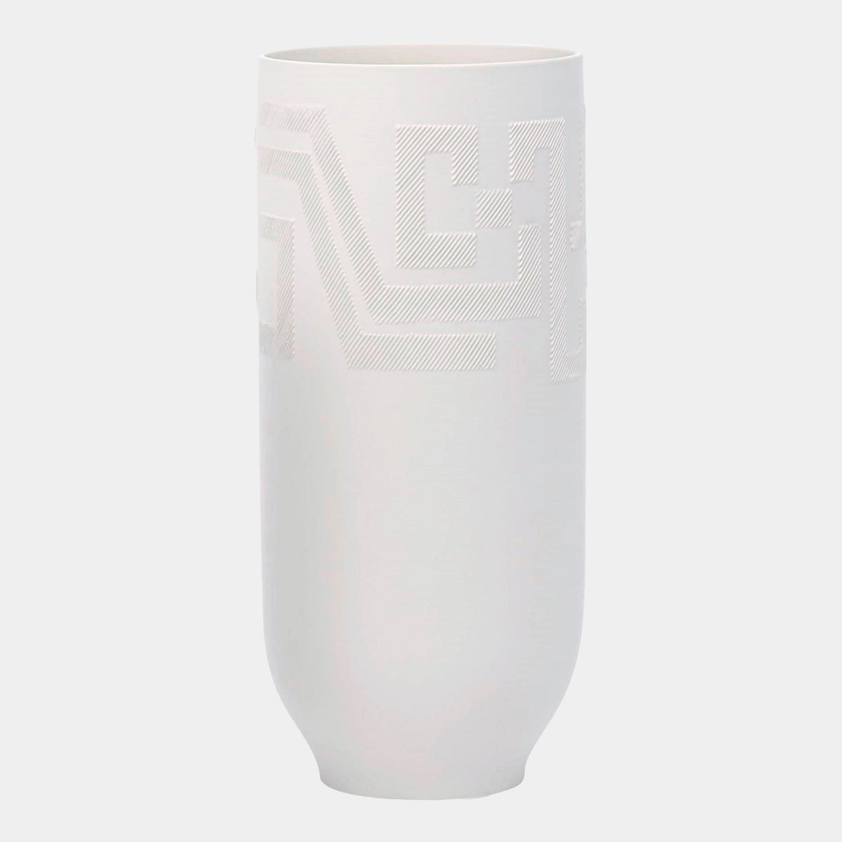 Chaco Vase-Matte White-Lg