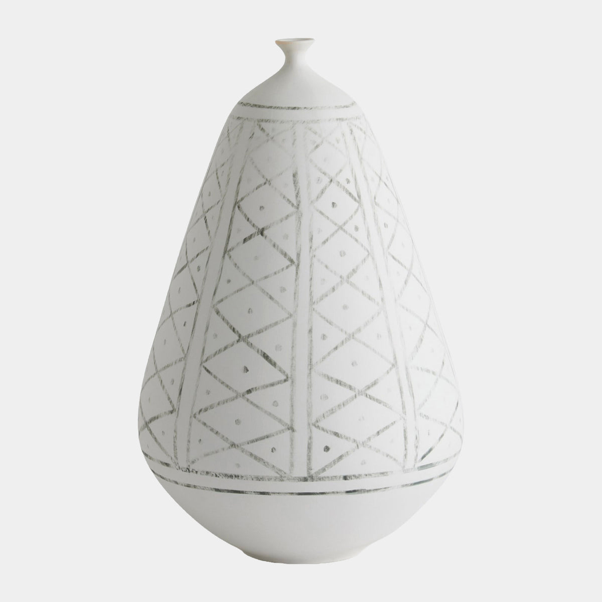 Grenz Vase-Hand Painted-Med
