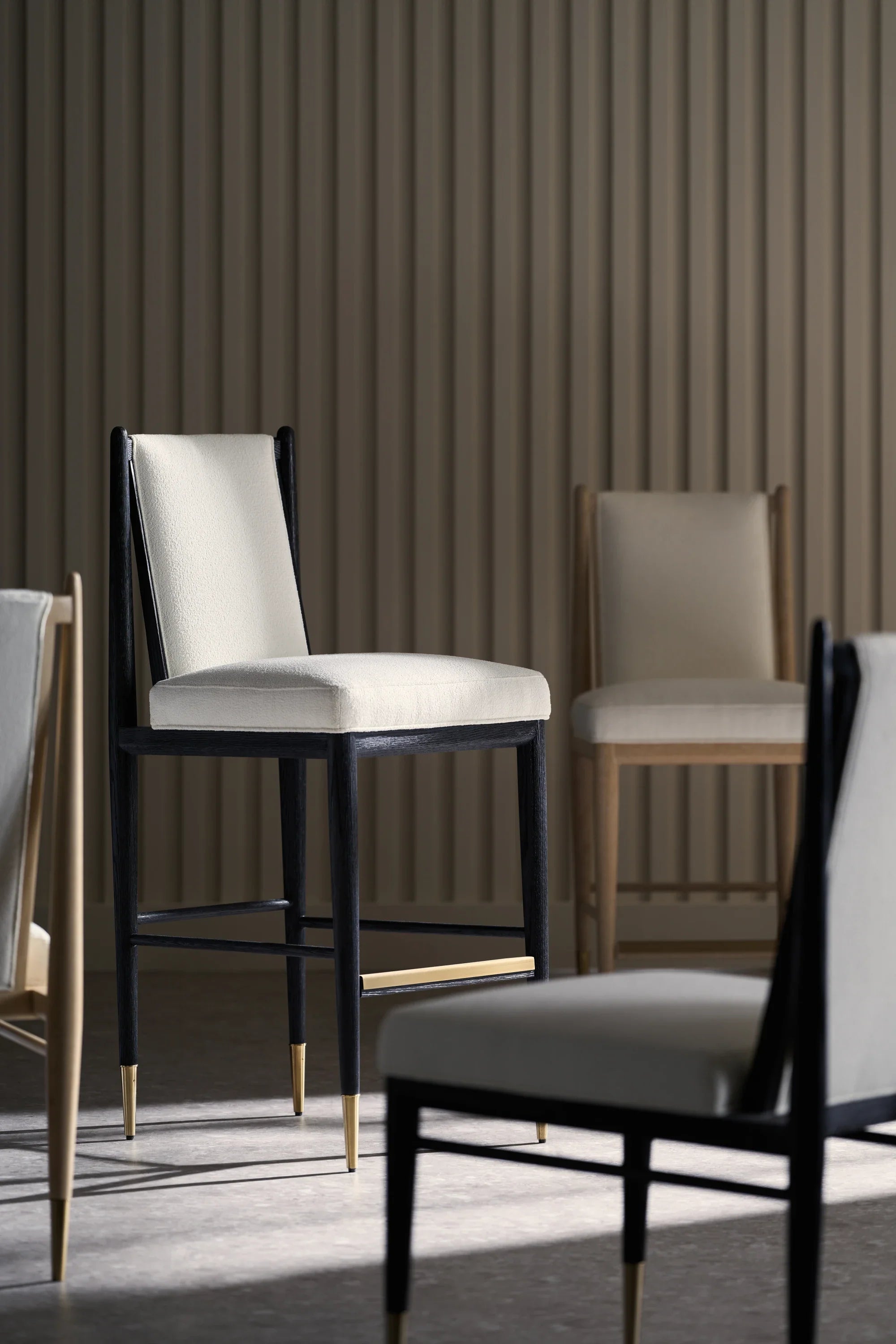 Unity Dark Dining Chair – Dining Chairs by Caracole | Sutter & Vale