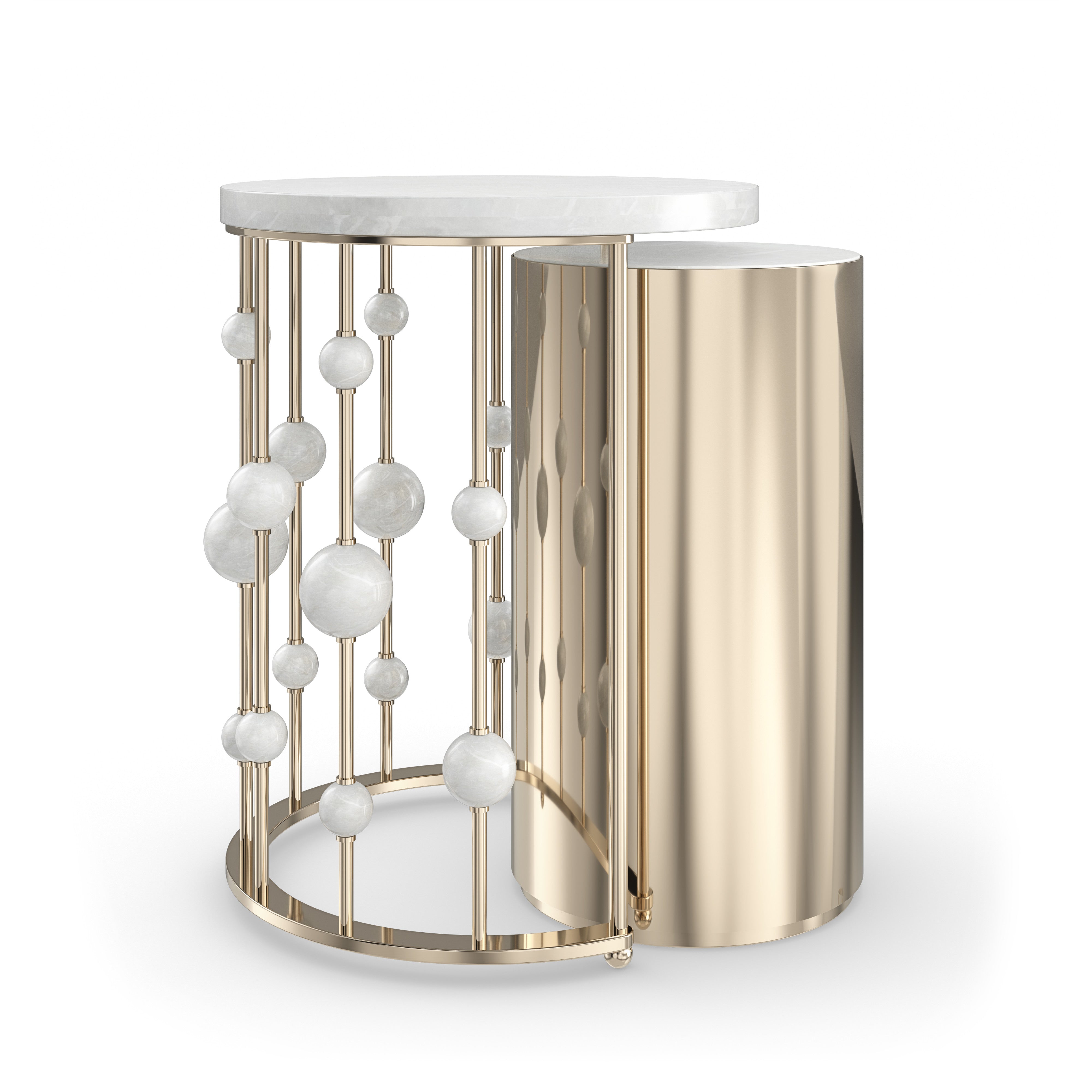 Orbit Nesting Accent Table – Side & End Tables by Caracole | Sutter & Vale