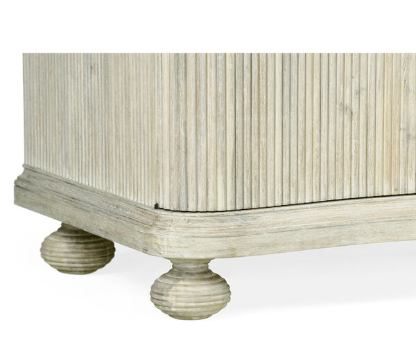 Belleville Washed Acacia Storage Cabinet