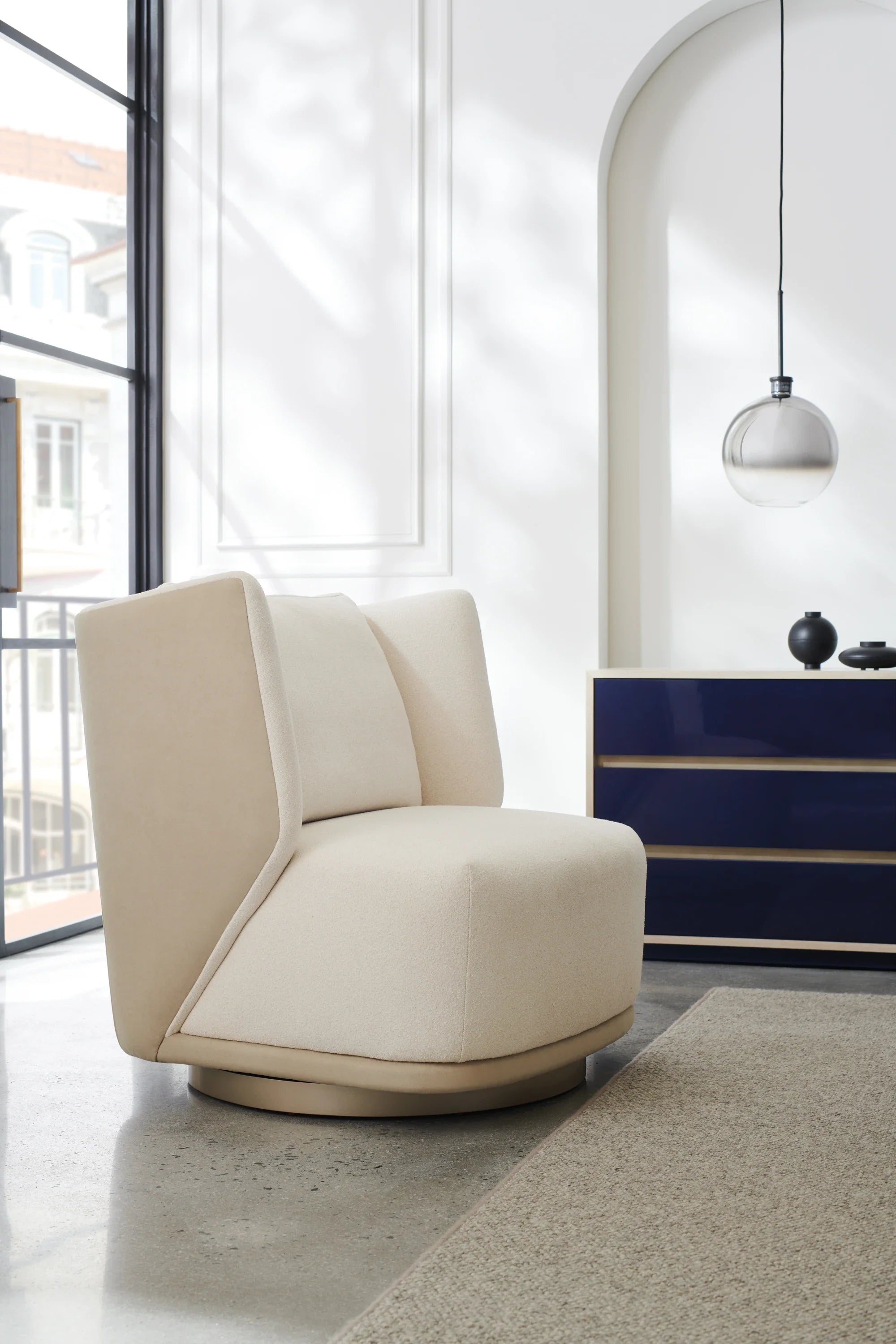 Seville Swivel Chair – Accent Chairs by Caracole | Sutter & Vale