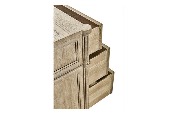 Kalpa Louis XVI Drawer Chest - Bleached Chestnut